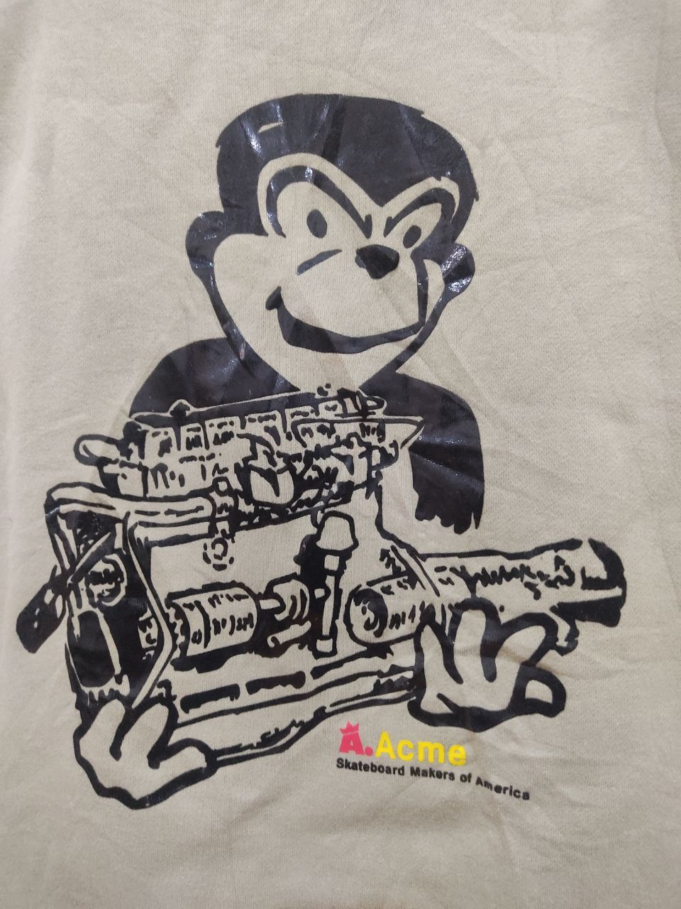Acme Clothing Vintage Acme Skateboard Makers Ape Logo Size US L / EU 52-54 / 3 - 4 Thumbnail