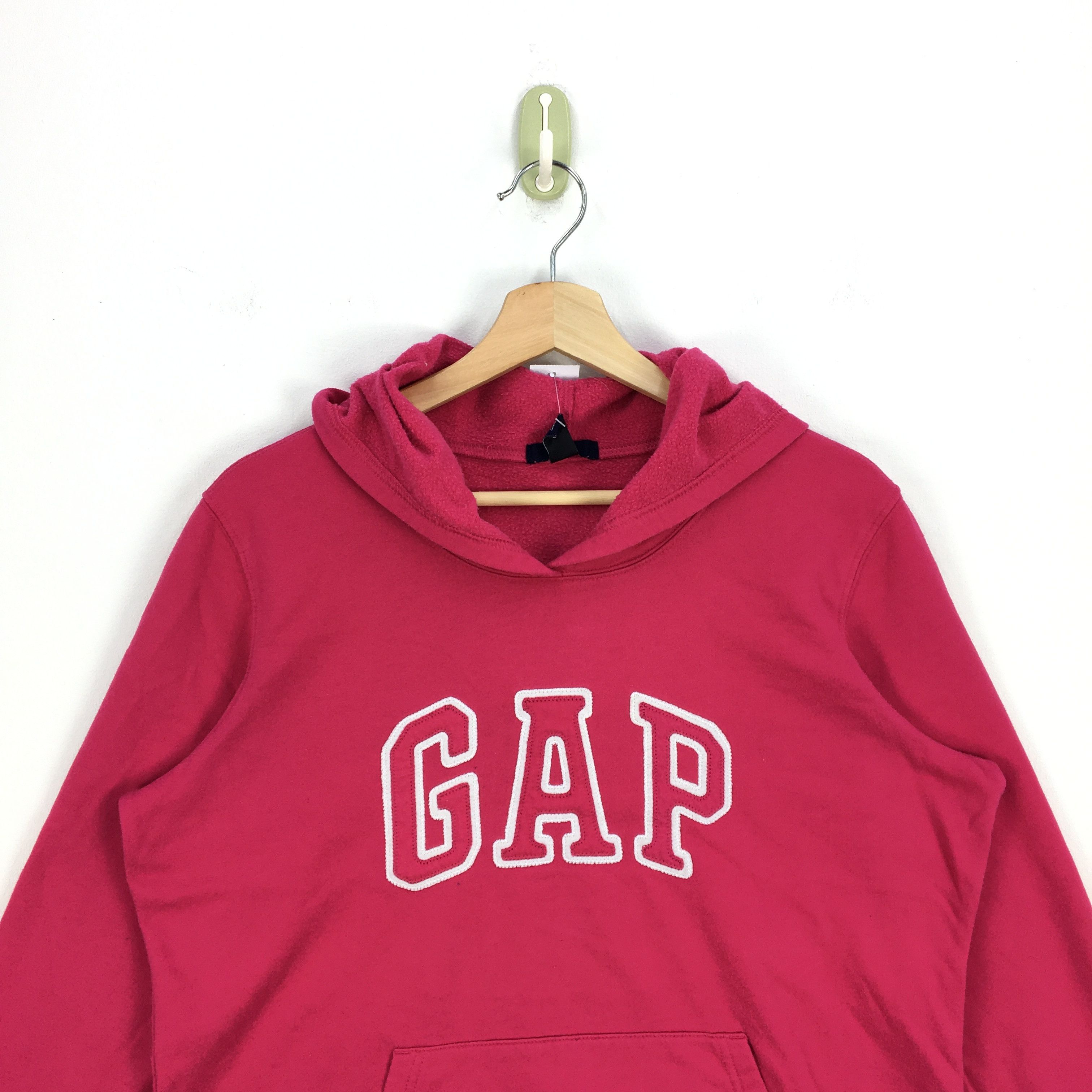 Gap × Vintage Vintage GAP Hoodies Sweatshirt GAP Sweater Hooded Size US L / EU 52-54 / 3 - 3 Thumbnail