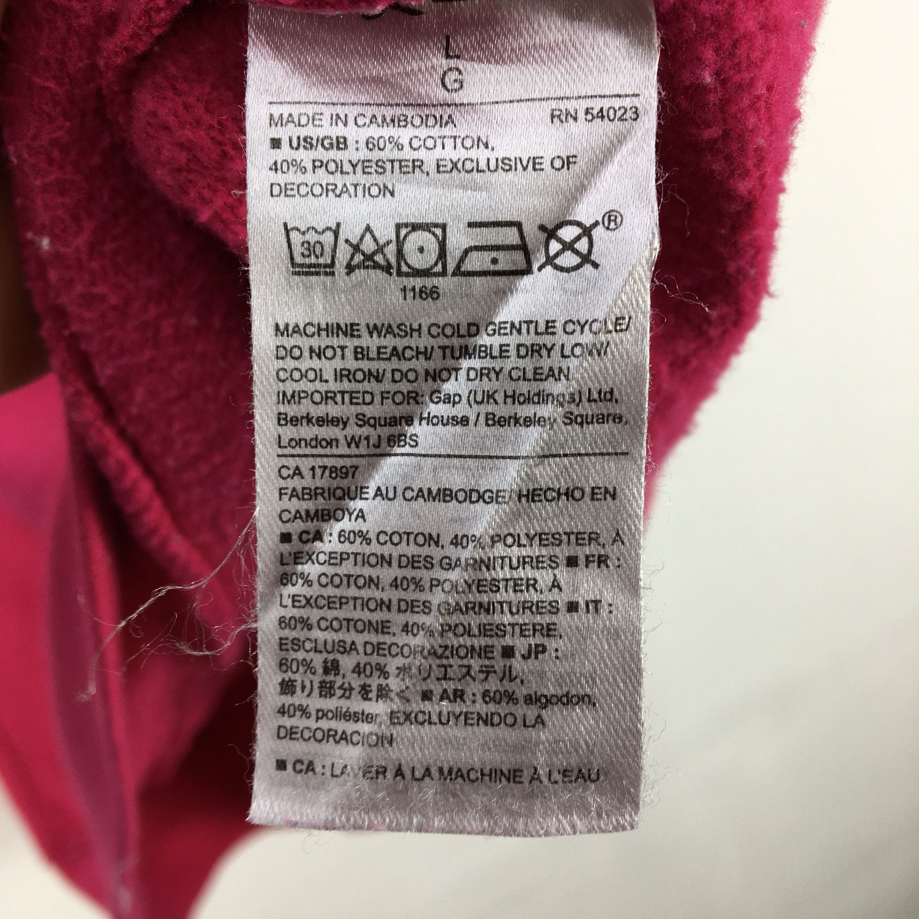 Gap × Vintage Vintage GAP Hoodies Sweatshirt GAP Sweater Hooded Size US L / EU 52-54 / 3 - 6 Thumbnail