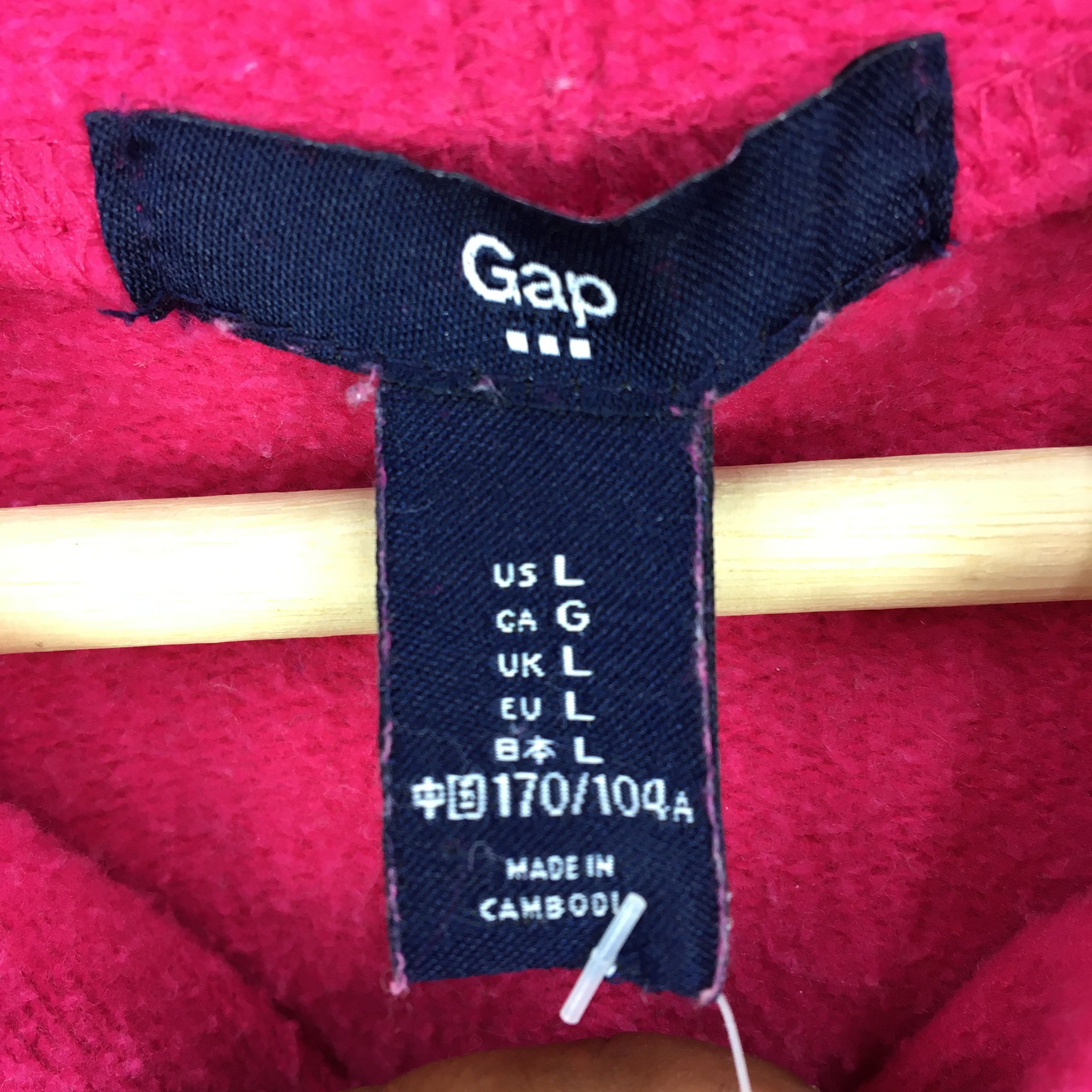 Gap × Vintage Vintage GAP Hoodies Sweatshirt GAP Sweater Hooded Size US L / EU 52-54 / 3 - 5 Thumbnail