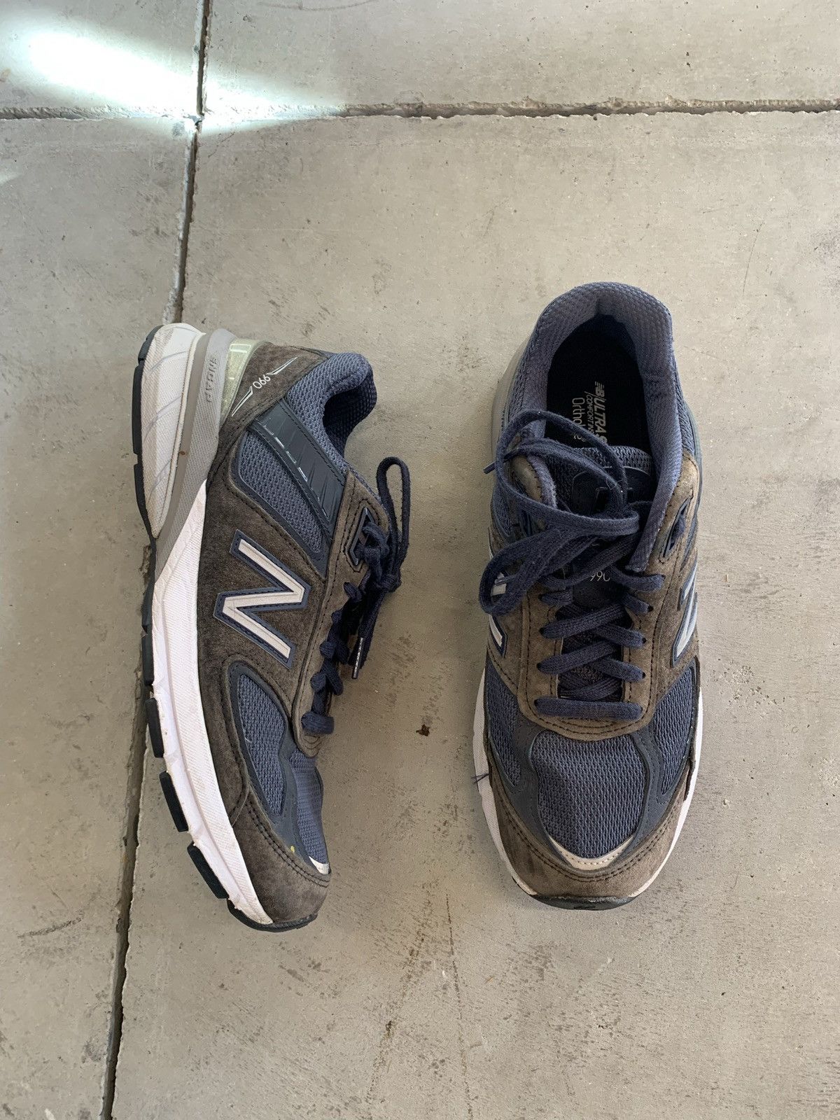 New Balance New Balance 990v5 Navy Blue Running Shoes Made in USA Grailed