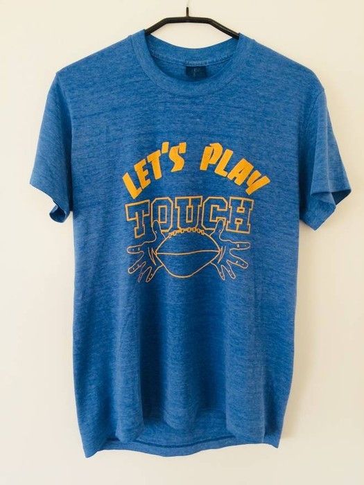 Nike × Vintage faded NIKE Let's play touch shirt - not parka hoodie jacket Size US M / EU 48-50 / 2 - 2 Thumbnail