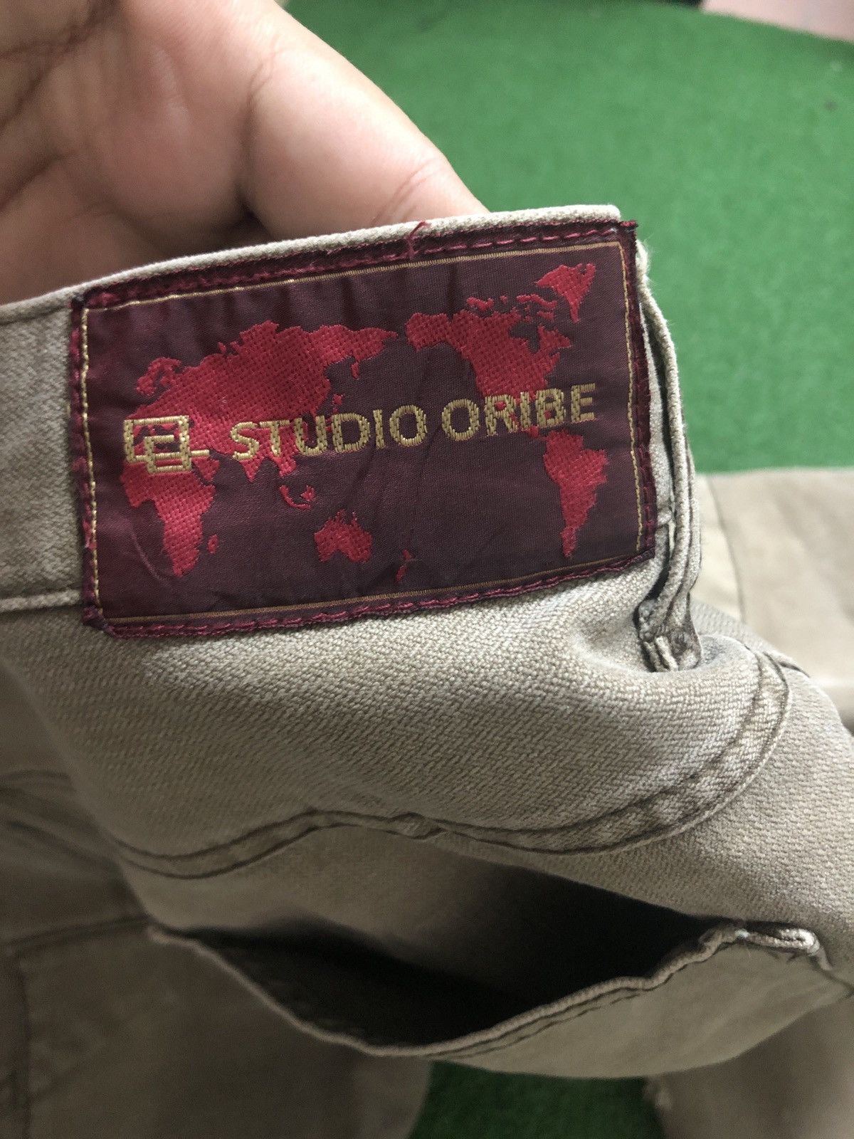Japanese Brand × SHIPS × Vintage Vintage Studio Oribe Patchwork Distressed Denim Size US 33 - 7 Thumbnail