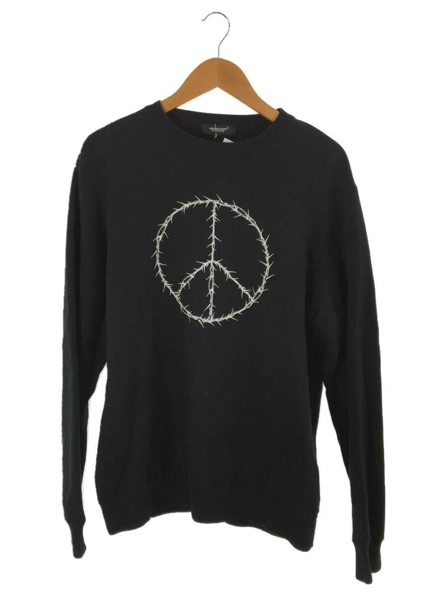 Undercover AW21 Thorn Peace Logo Crewneck Sweatshirt Size US XL / EU 56 / 4 - 1 Thumbnail