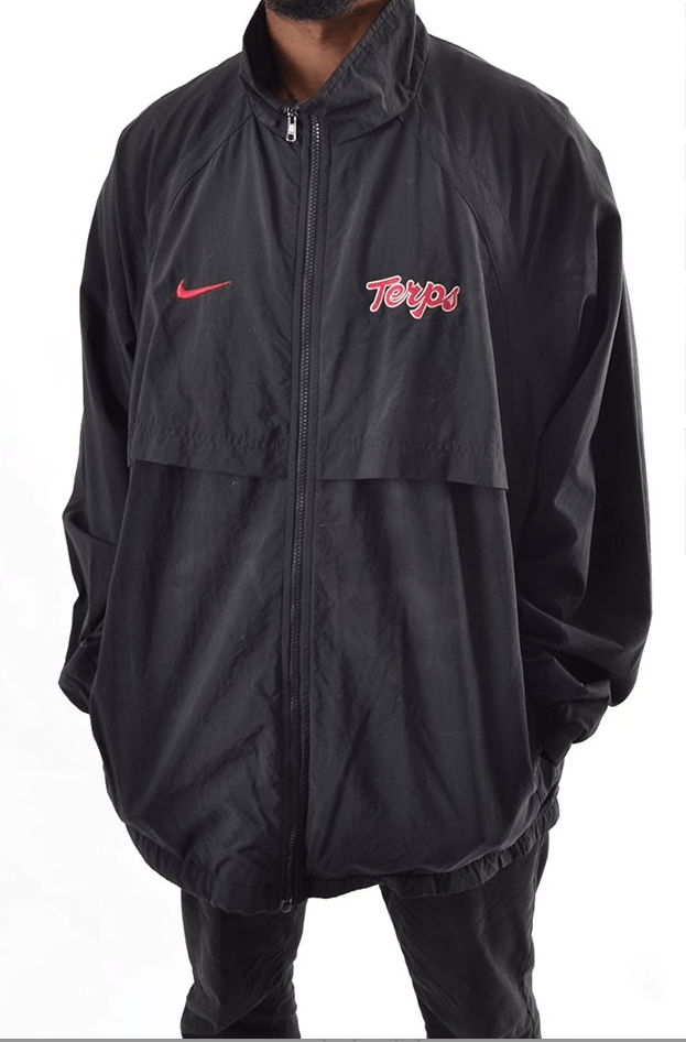 Nike × Vintage 90s Jacket Windbreaker - not leather parka biker coat Size US XL / EU 56 / 4 - 4 Thumbnail