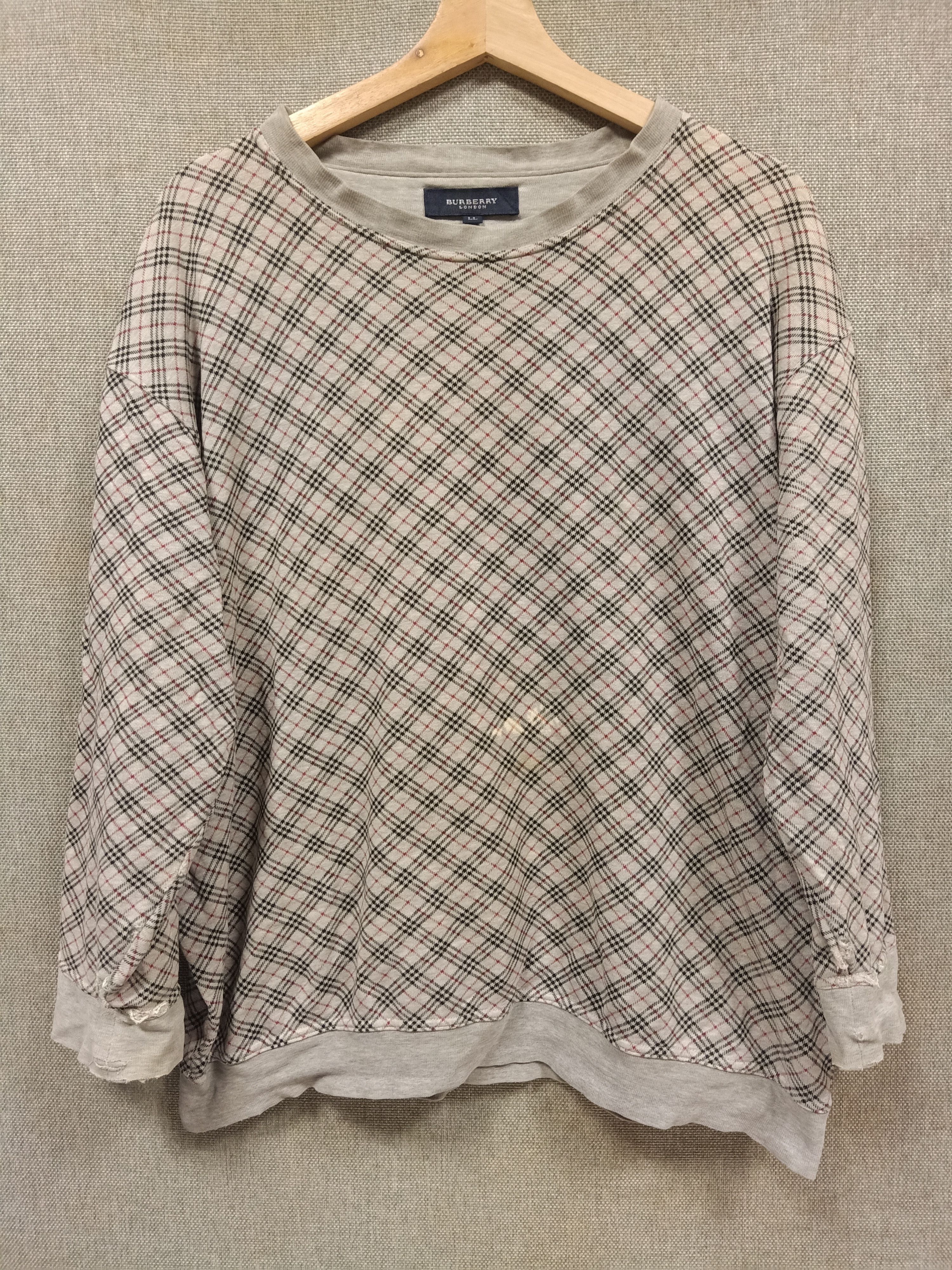 Burberry Sweatshirt burberry london nova check Size US XL / EU 56 / 4 - 1 Thumbnail