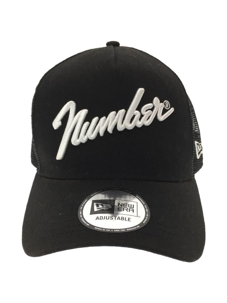 Number Nine x New Era Hat Adjustable BLACK WHITE deals Vintage