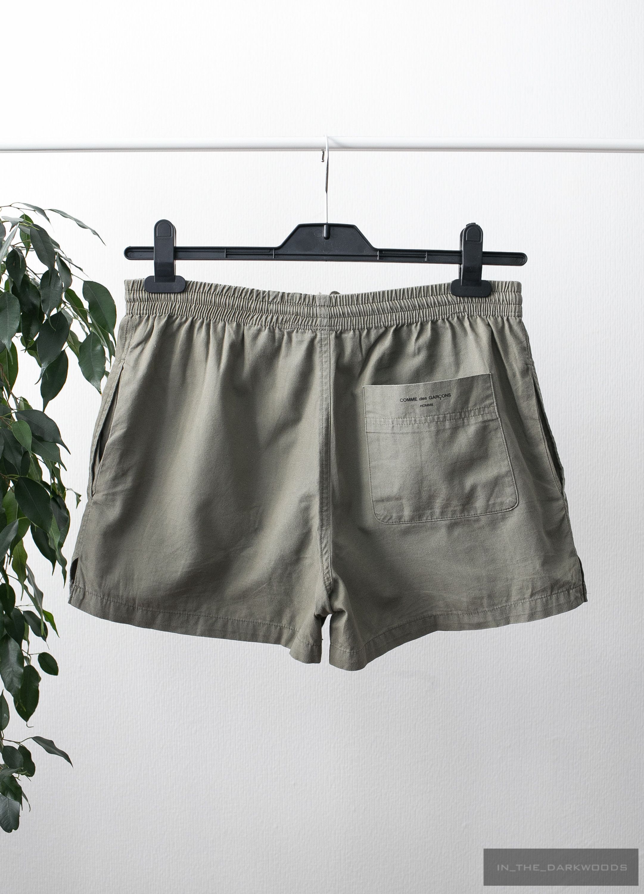 Comme des Garcons Homme vintage cotton logo shorts Size US 30 / EU 46 - 2 Thumbnail