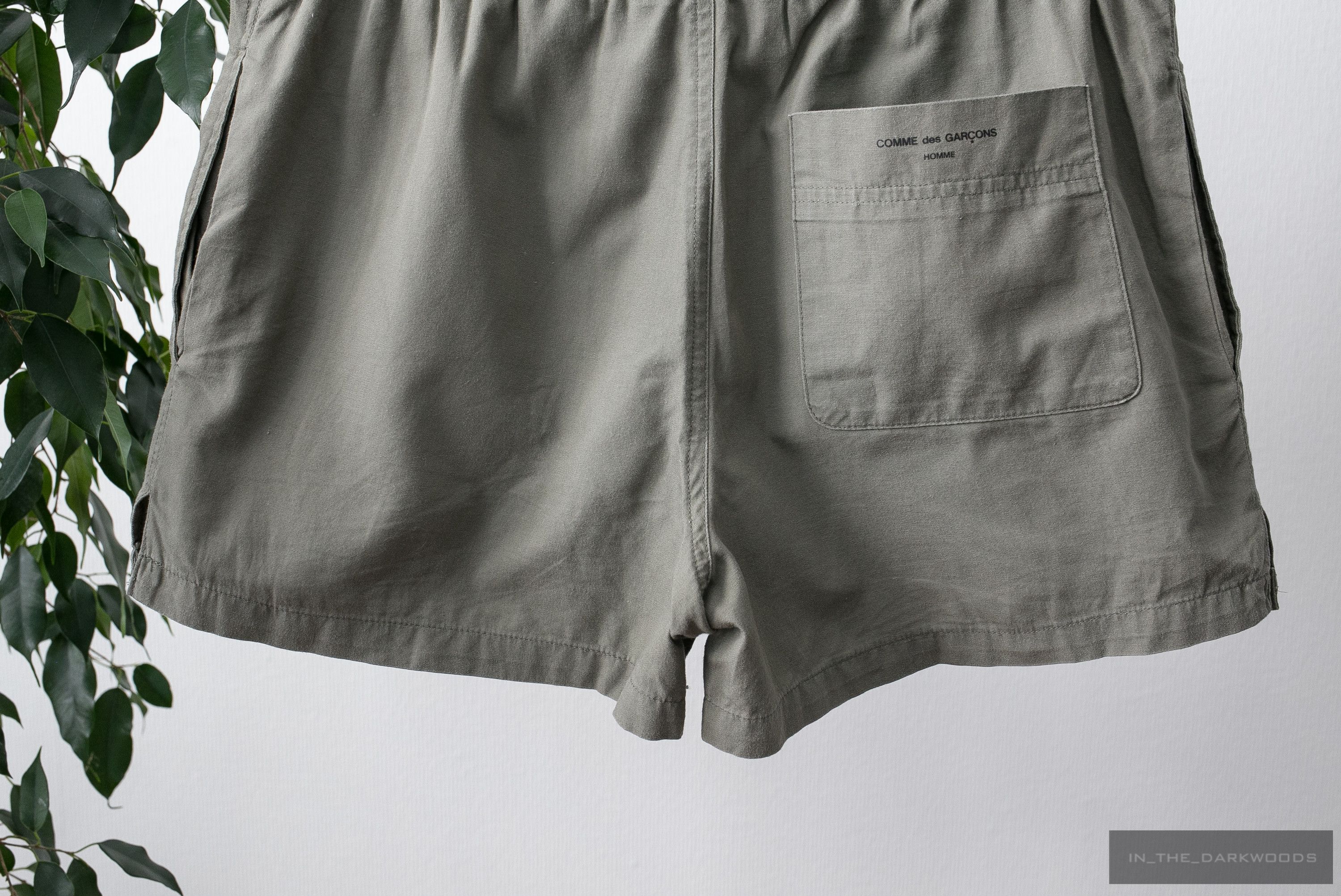 Comme des Garcons Homme vintage cotton logo shorts Size US 30 / EU 46 - 3 Thumbnail