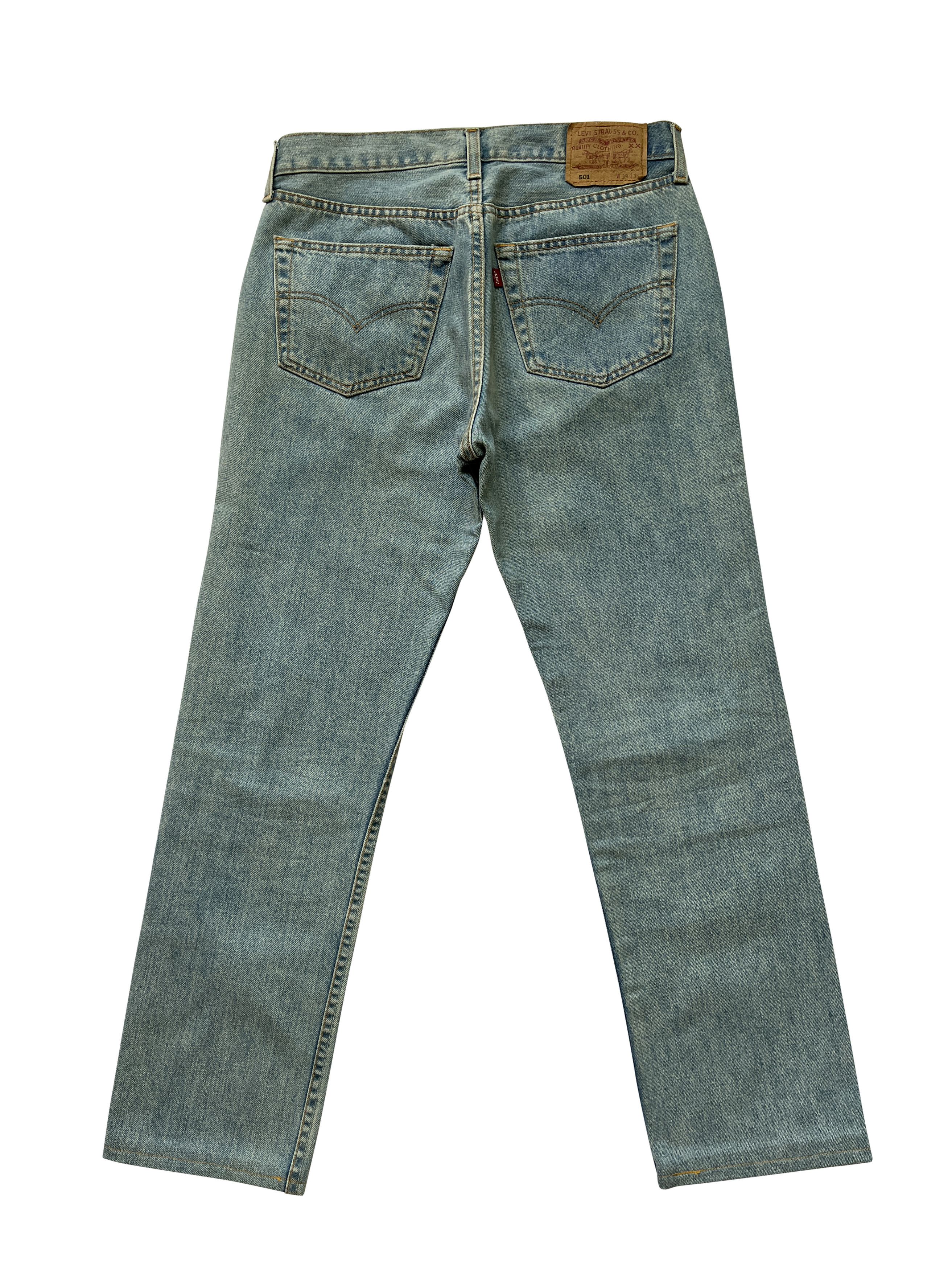 Levi's ⚡️QUICK SALE⚡️Levi's 501 Vintage Blue Jeans Denim Size US 31 - 2 Thumbnail