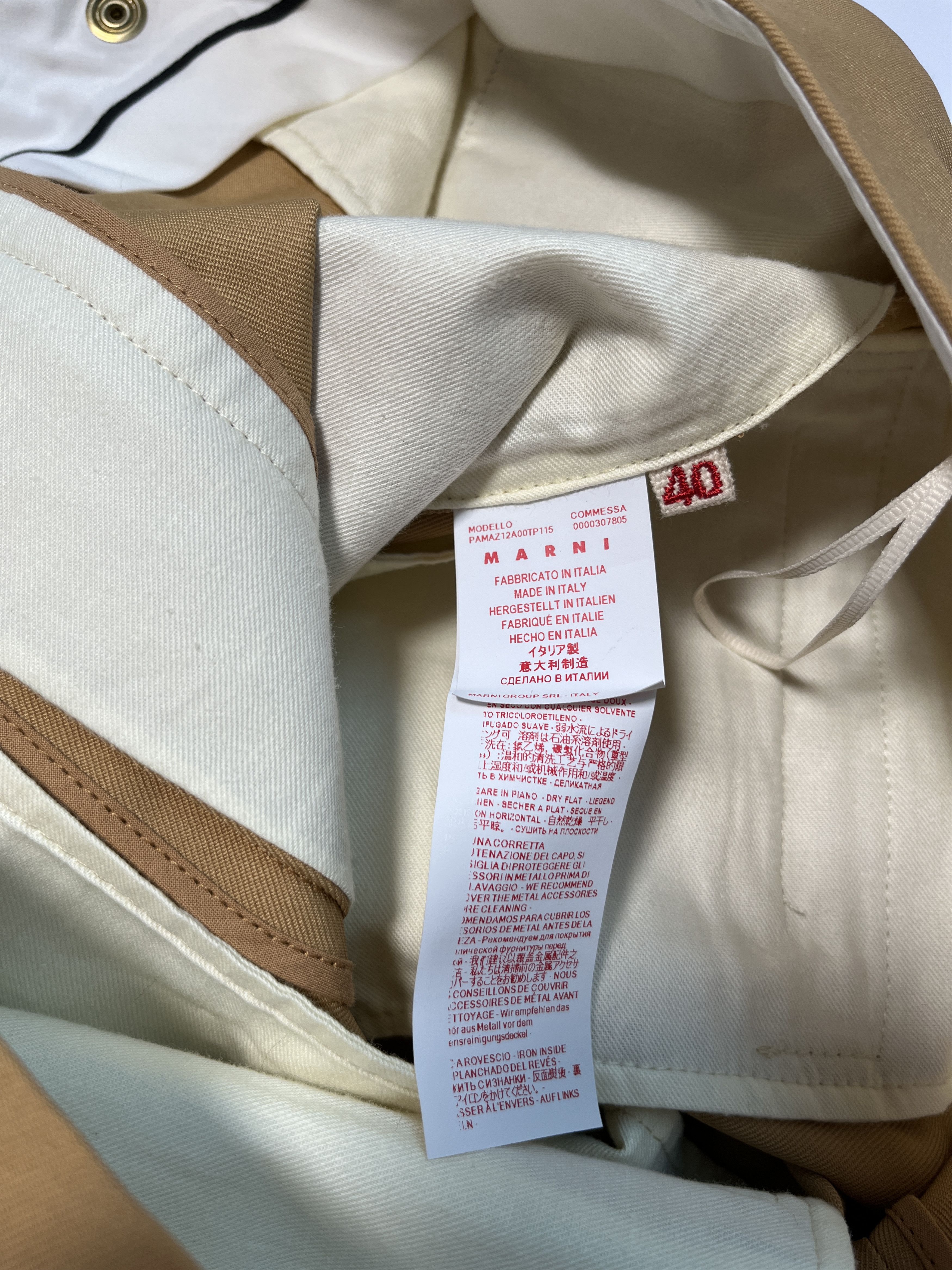 Marni ⚡️QUICK SALE⚡️Marni Caramel Pants Trousers Size 31" - 4 Thumbnail