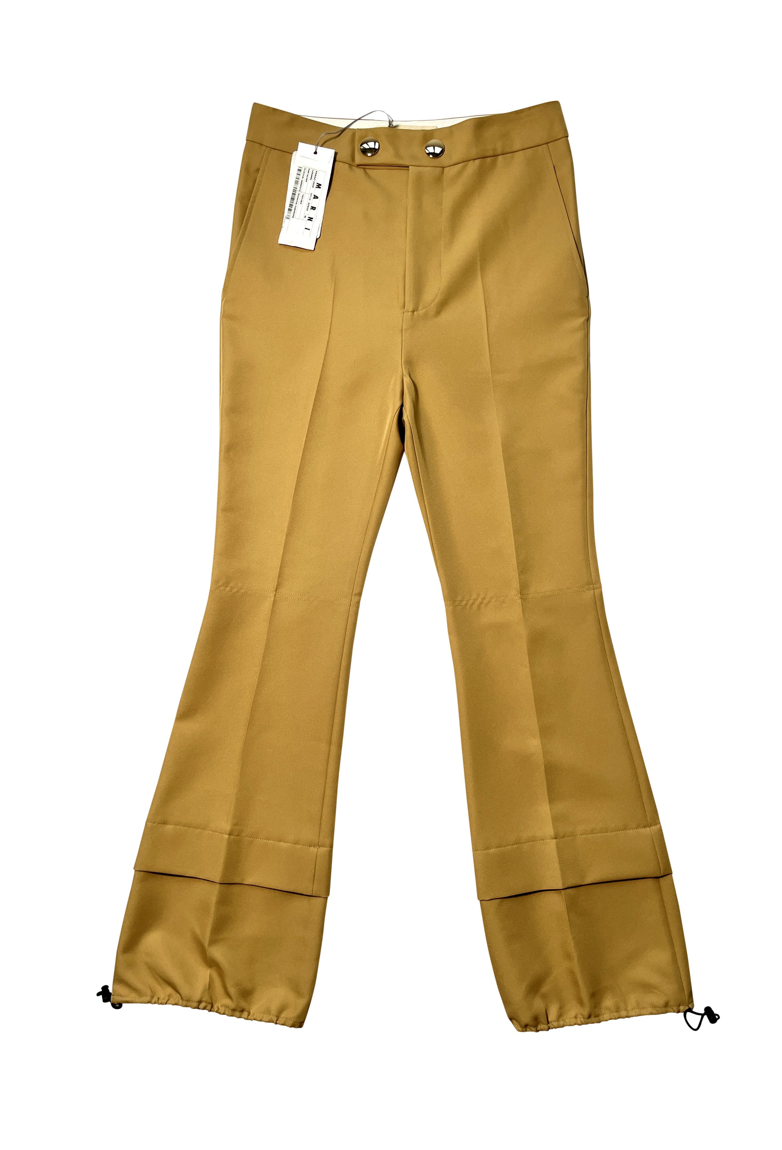 パンツ MARNI Women Straight Pants PAMA0546SU TW83900N60 Grey Marni MARNI Women Straight Pants PAMA0546SU TW83900N60 Grey