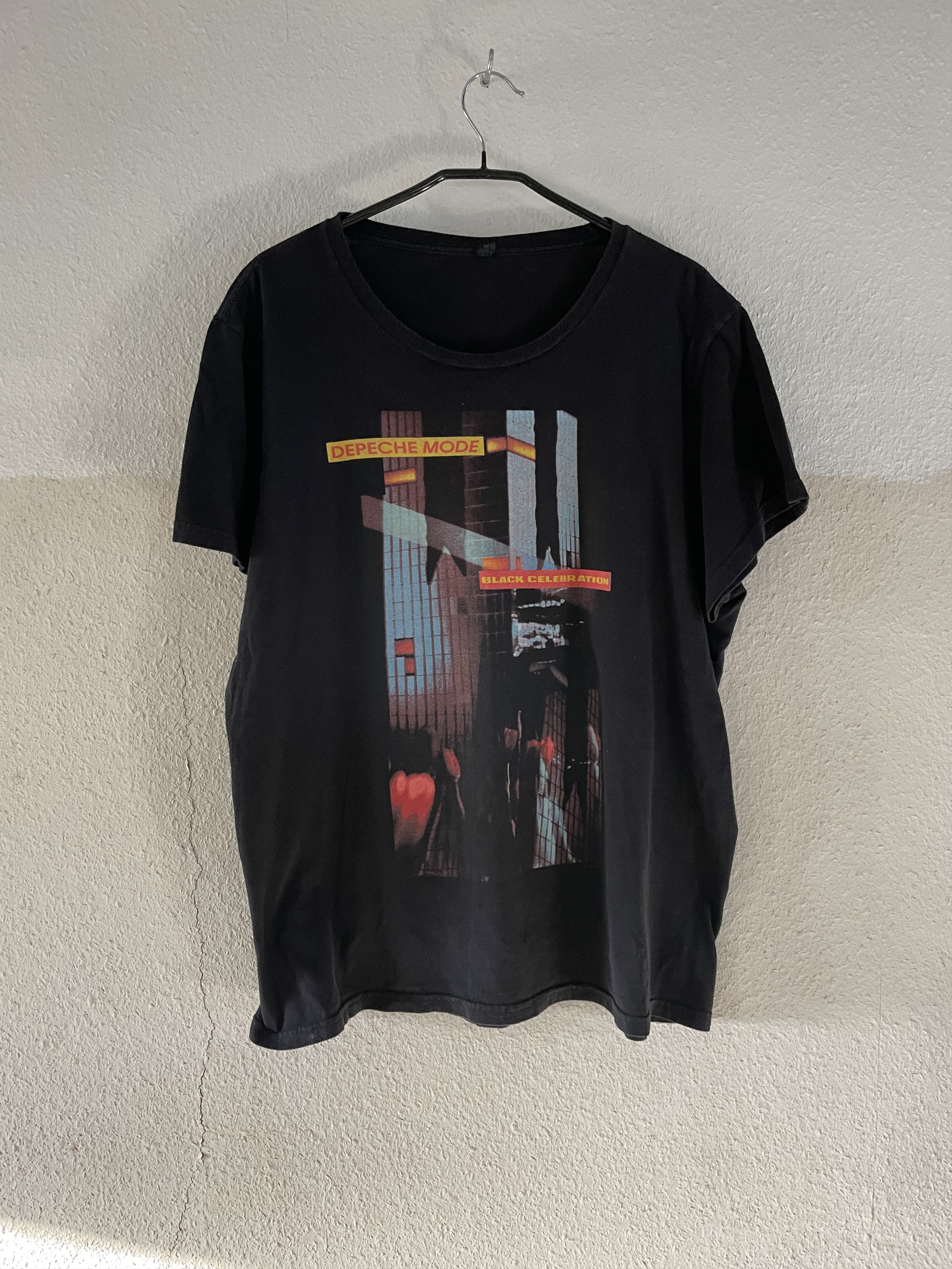 image of Band Tees x Tour Tee Depeche Mode Black Celebration - Not Biker Leather Jacket, Men's (Size XL)