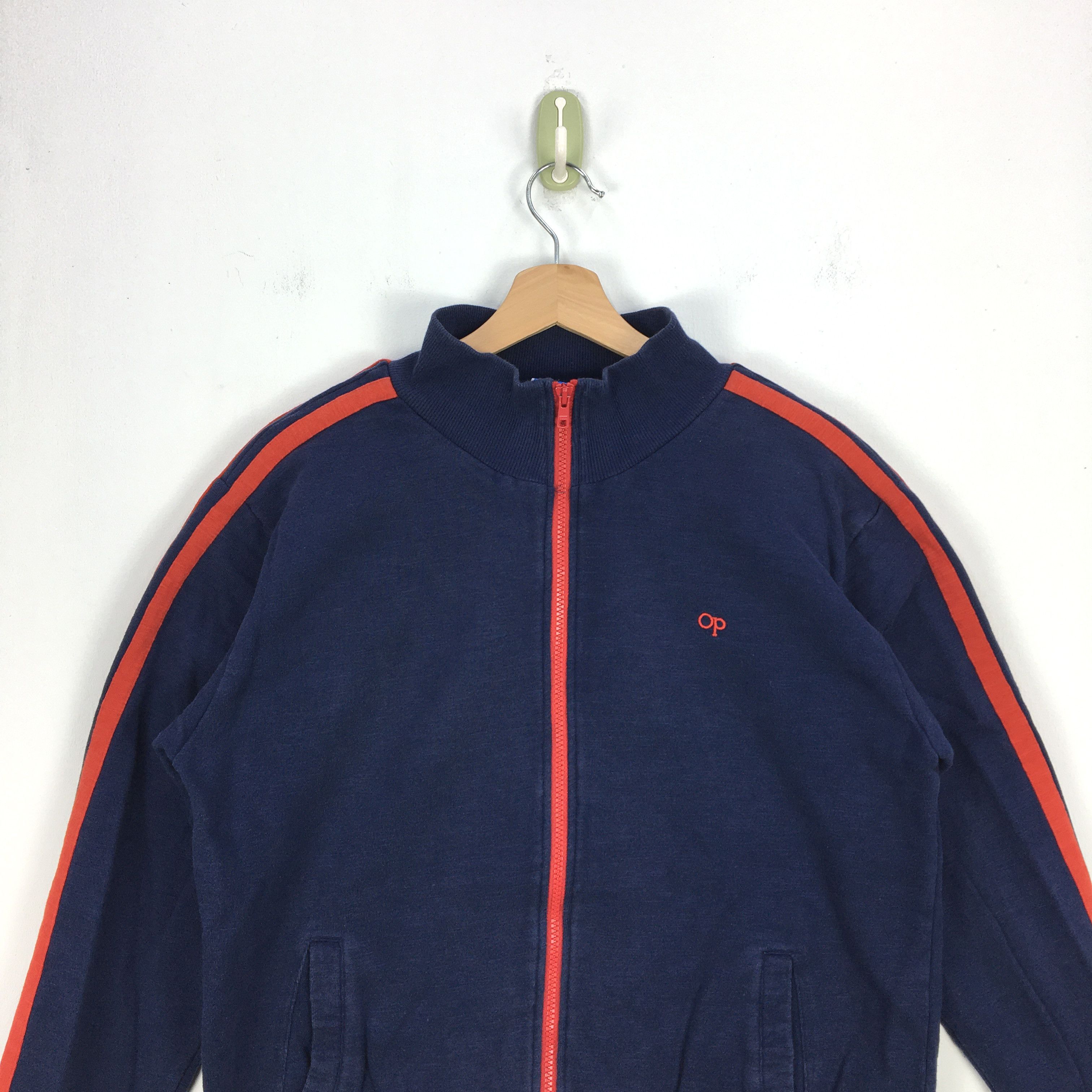 Ocean Pacific × Vintage Vintage Ocean Pacific Sweater Sweater Zipper Spell Out Size US L / EU 52-54 / 3 - 3 Thumbnail