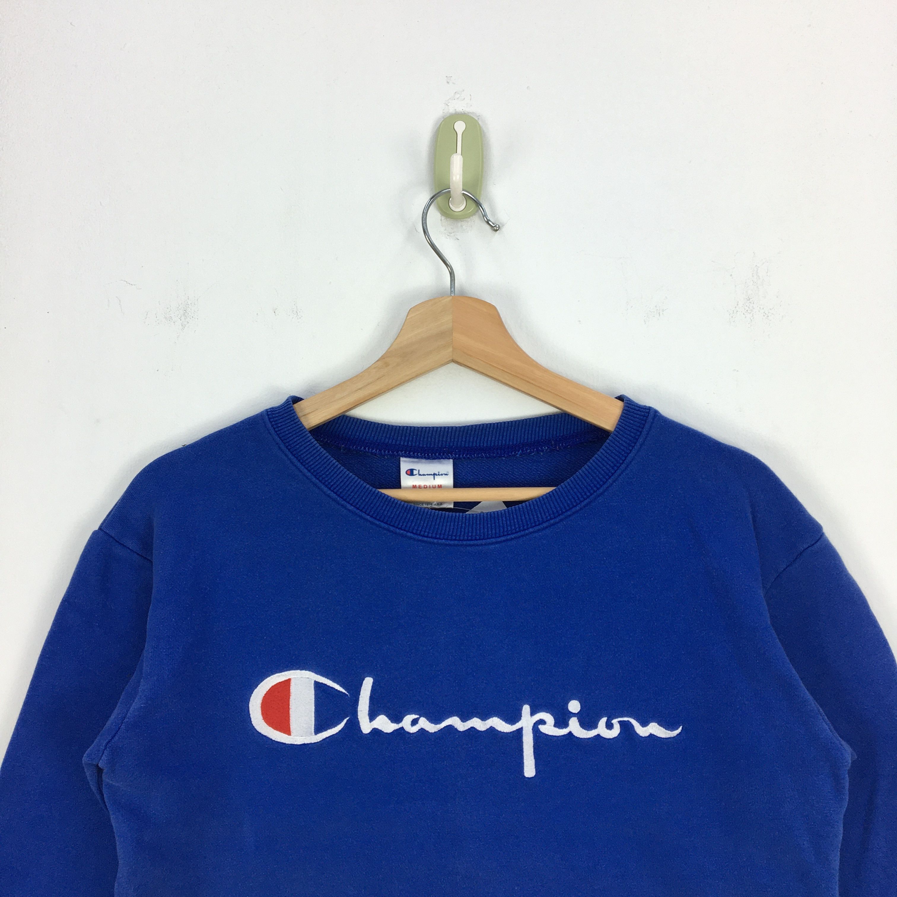 Champion × Vintage Vintage Champion Sweatshirt Champion Crewneck Sweater Size US M / EU 48-50 / 2 - 4 Thumbnail