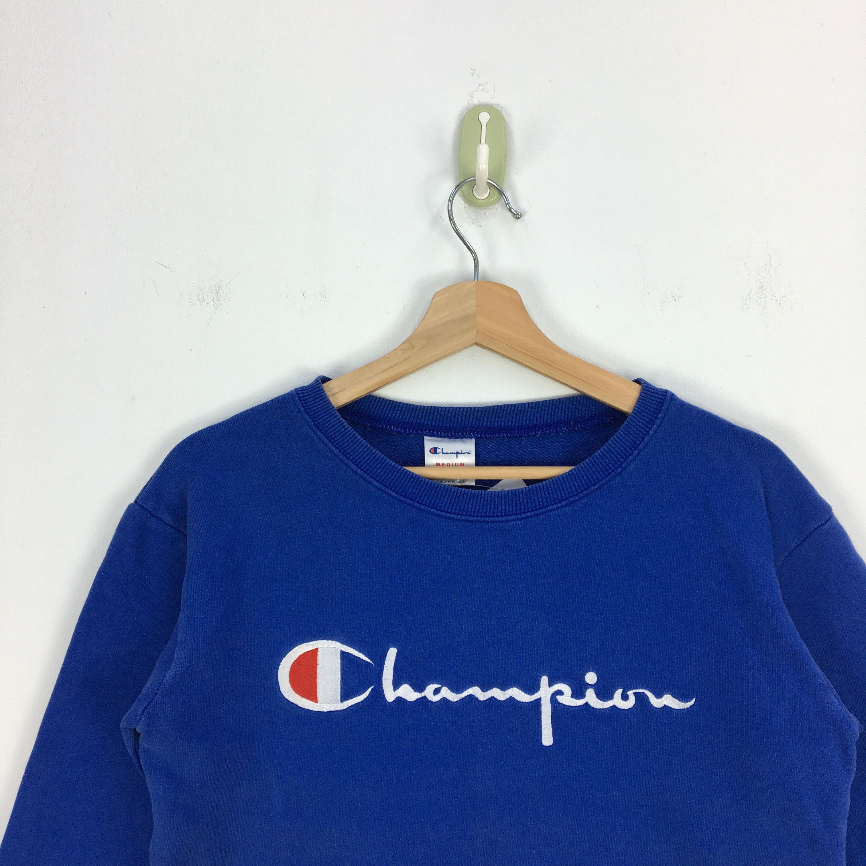 Champion × Vintage Vintage Champion Sweatshirt Champion Crewneck Sweater Size US M / EU 48-50 / 2 - 3 Thumbnail