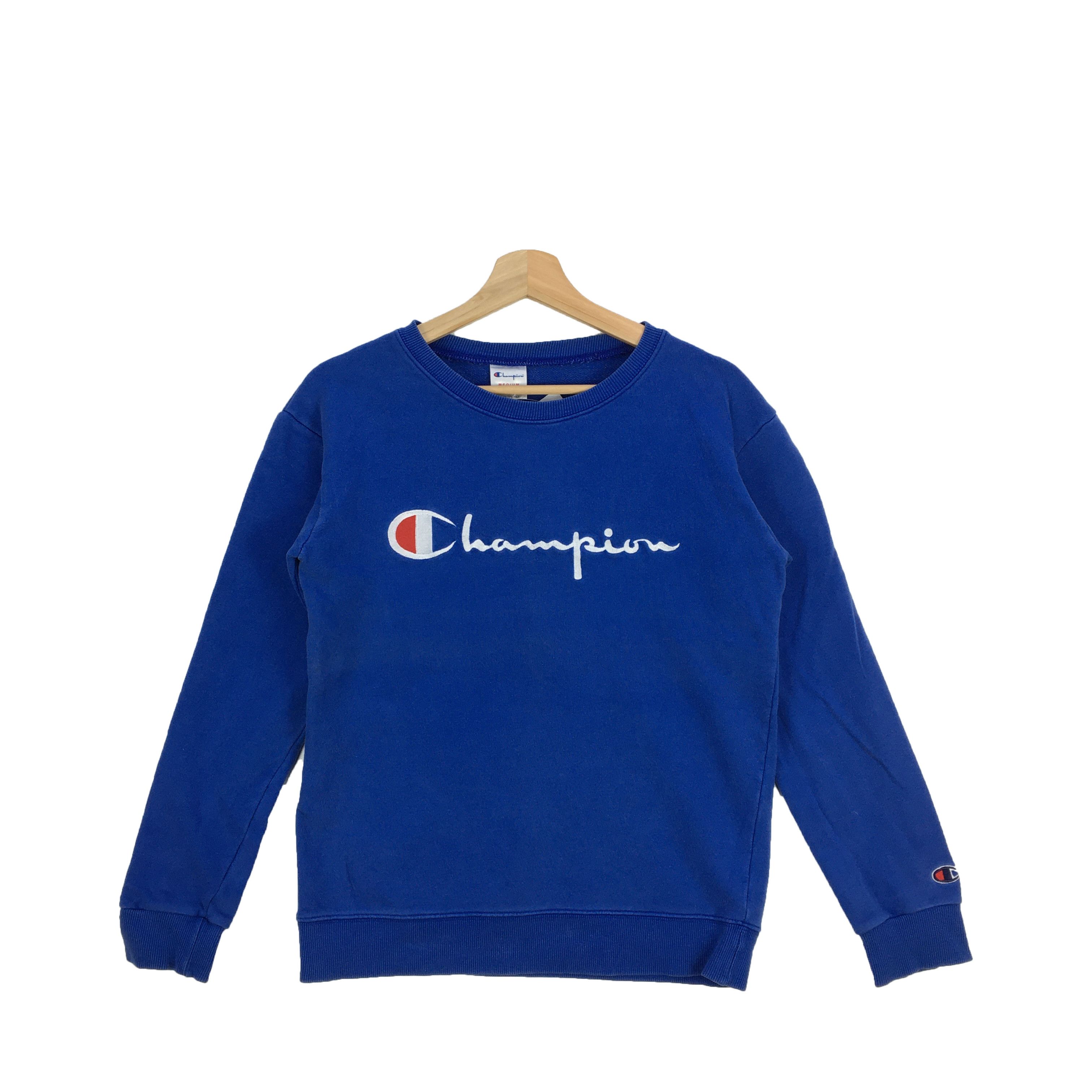 Champion × Vintage Vintage Champion Sweatshirt Champion Crewneck Sweater Size US M / EU 48-50 / 2 - 1 Thumbnail