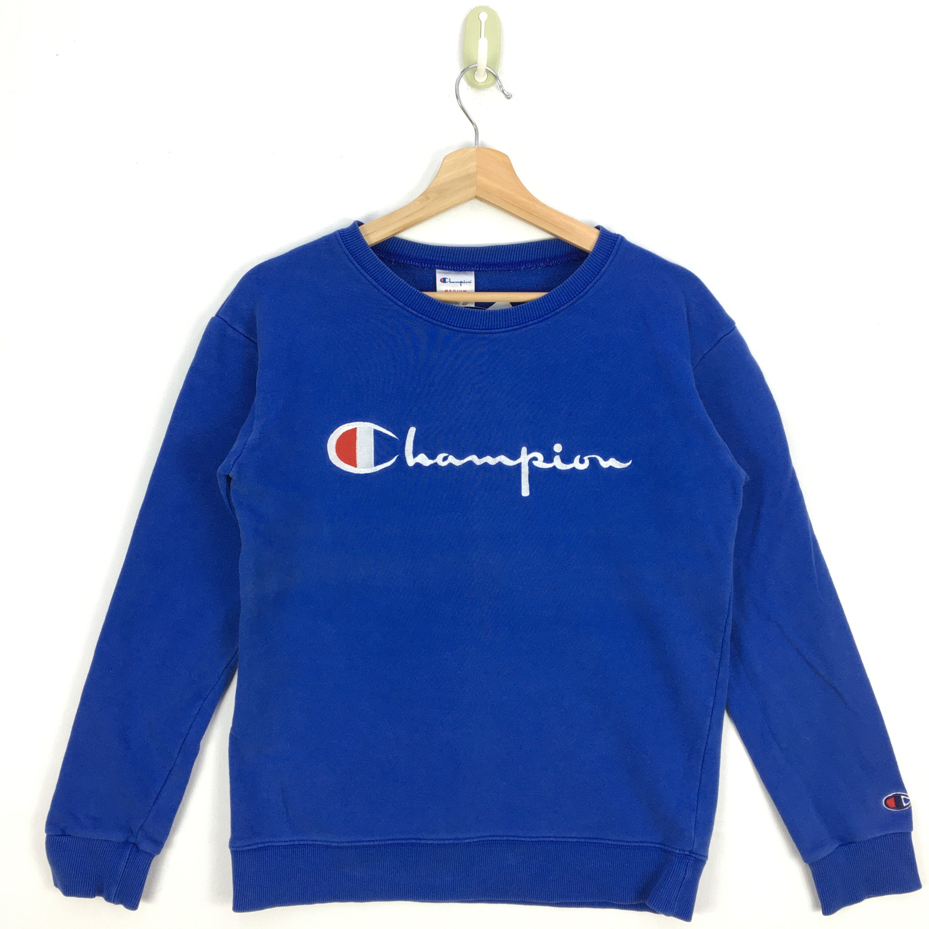 Champion × Vintage Vintage Champion Sweatshirt Champion Crewneck Sweater Size US M / EU 48-50 / 2 - 2 Thumbnail