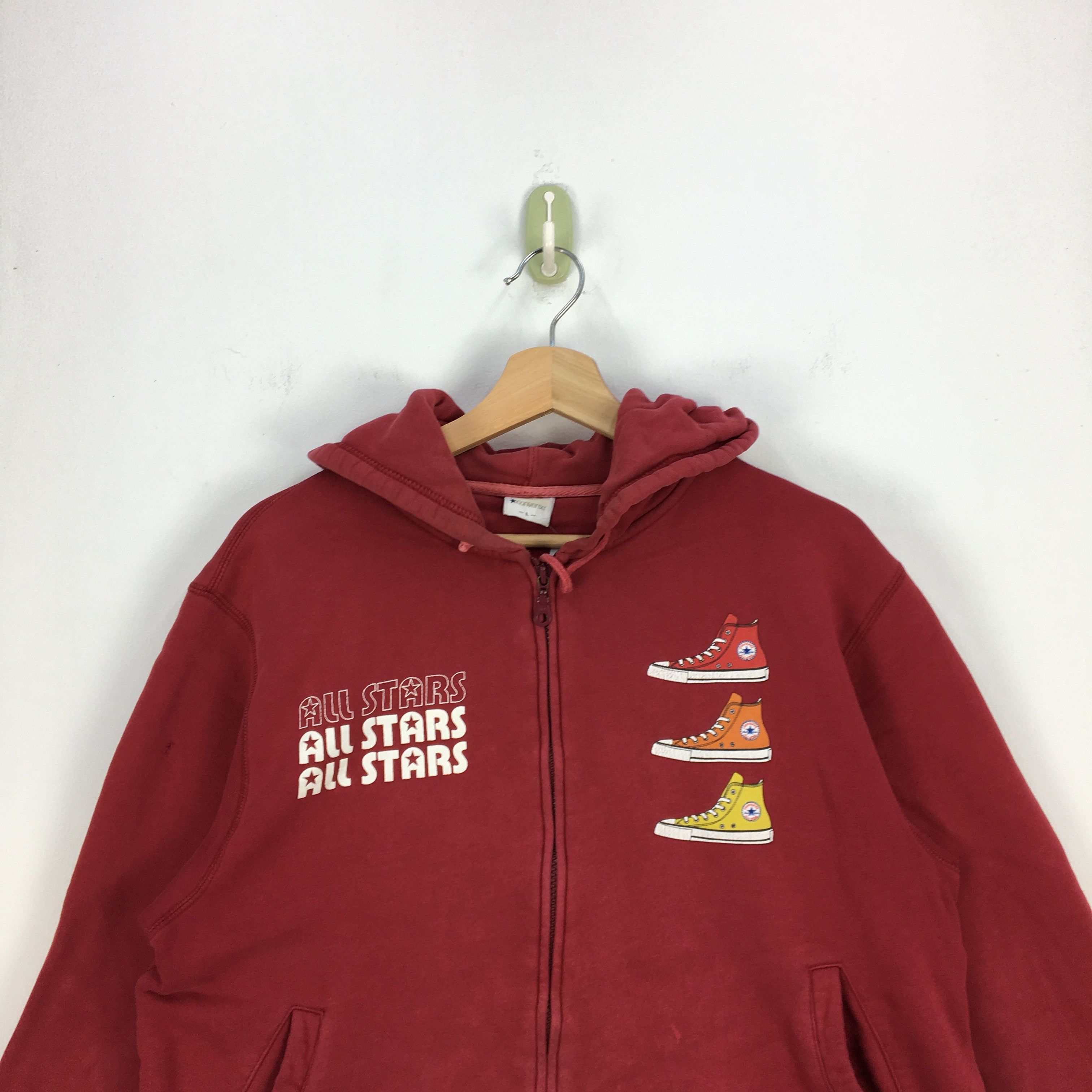 Vintage Converse Hoodies Sweater Converse Pullover Sweatshirt Size US L / EU 52-54 / 3 - 4 Thumbnail
