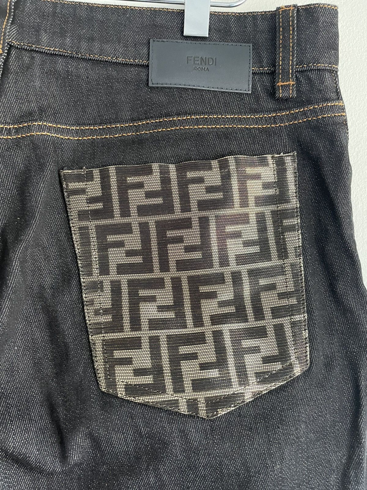 Fendi Fendi FF Logo Super Runway Denim Jeans Limited Edition Size US 32 / EU 48 - 4 Thumbnail