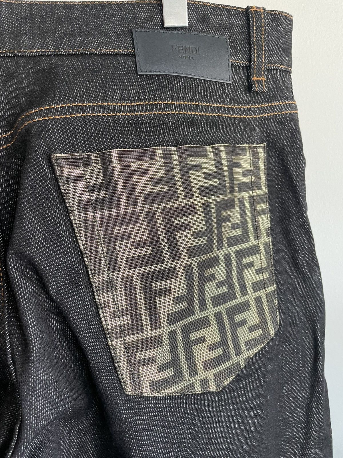 Fendi Fendi FF Logo Super Runway Denim Jeans Limited Edition Size US 32 / EU 48 - 5 Thumbnail