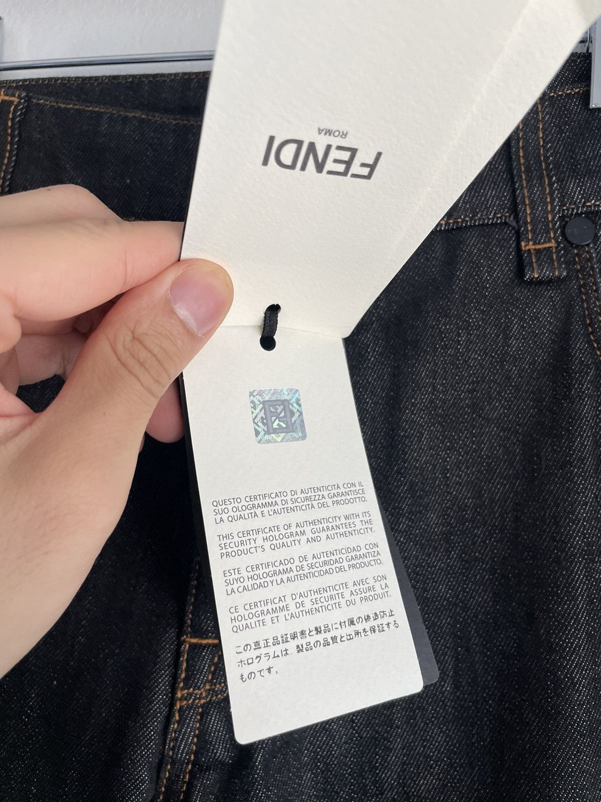 Fendi Fendi FF Logo Super Runway Denim Jeans Limited Edition Size US 32 / EU 48 - 8 Thumbnail