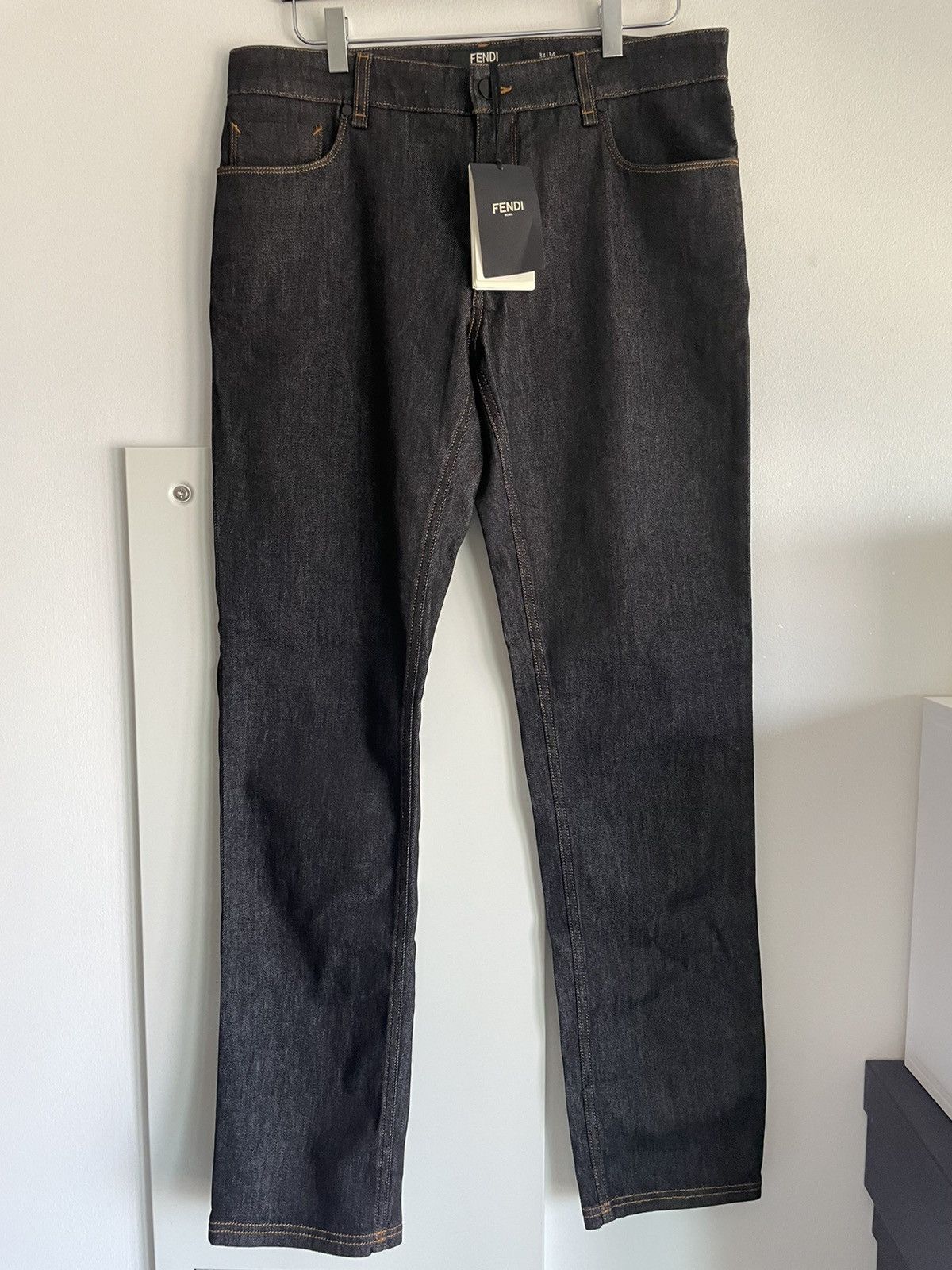 Fendi Fendi FF Logo Super Runway Denim Jeans Limited Edition Size US 32 / EU 48 - 10 Thumbnail