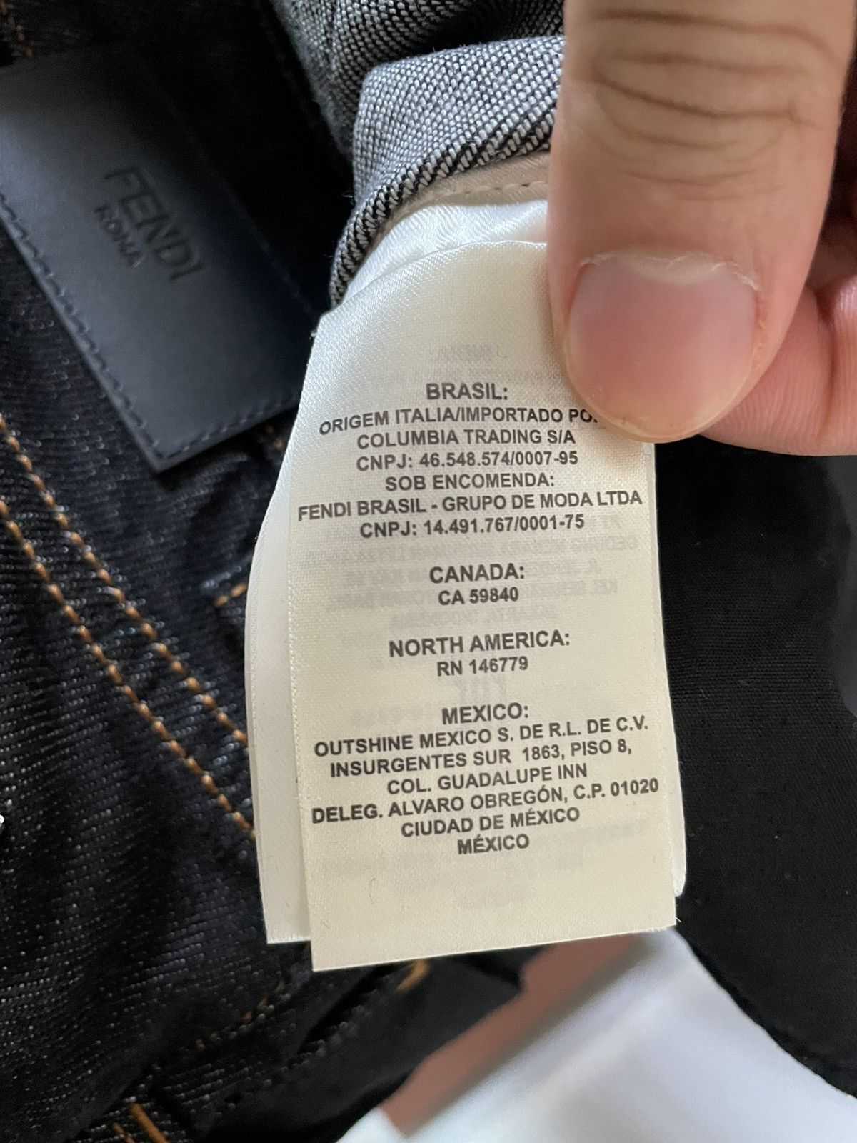 Fendi Fendi FF Logo Super Runway Denim Jeans Limited Edition Size US 32 / EU 48 - 20 Thumbnail