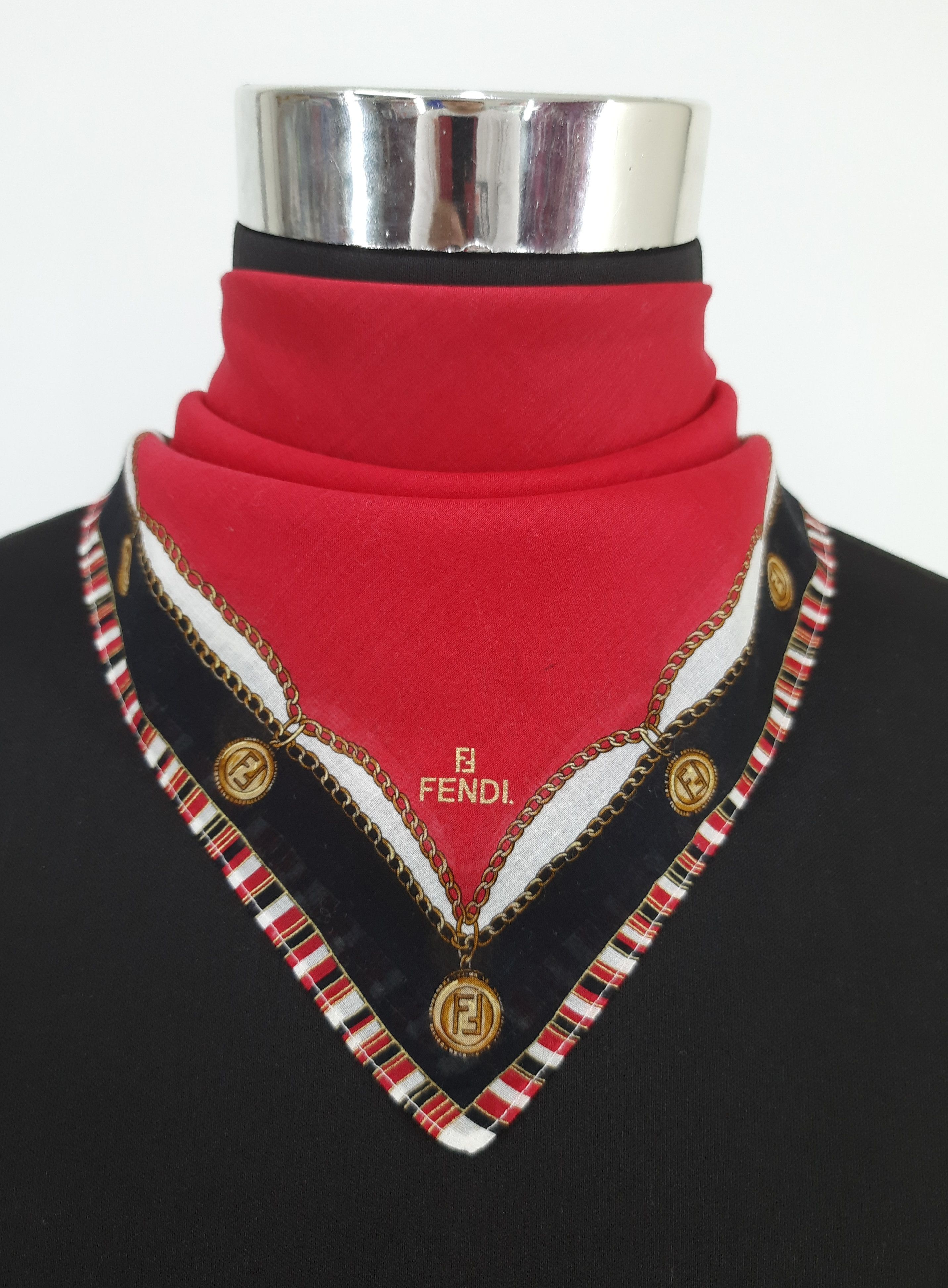 Vintage Fendi Handkerchief / Neckerchief - HKA58