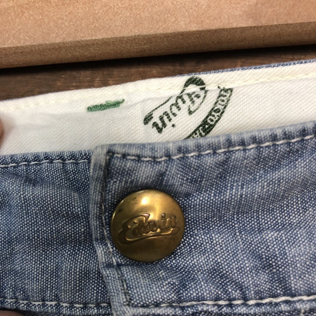 Edwin Edwin Blue light Denim casual Pants #4600 Size US 34 / EU 50 - 6 Thumbnail