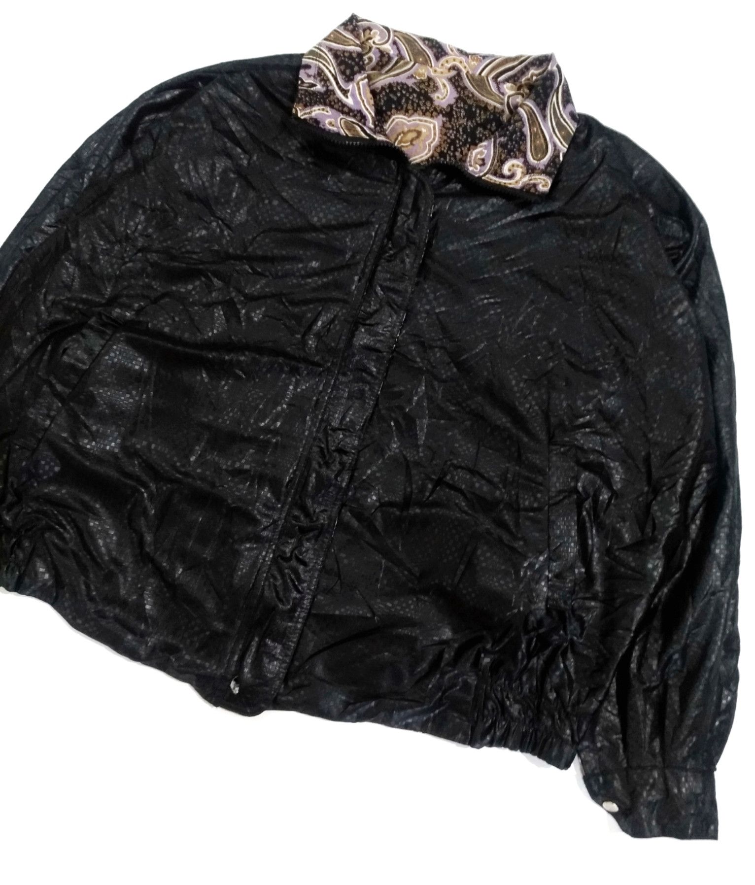 Vintage RARE! UNIQUE VTG REVERSIBLE PAISLEY ALLOVER PRINT JACKET Size US L / EU 52-54 / 3 - 9 Thumbnail