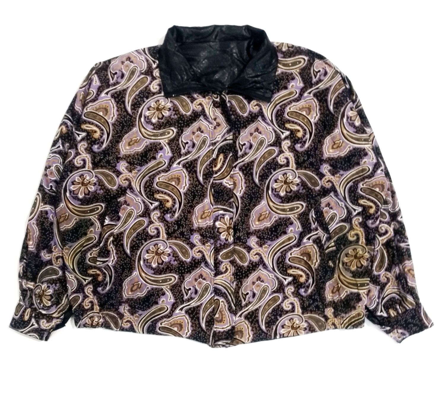 Vintage RARE! UNIQUE VTG REVERSIBLE PAISLEY ALLOVER PRINT JACKET Size US L / EU 52-54 / 3 - 2 Thumbnail