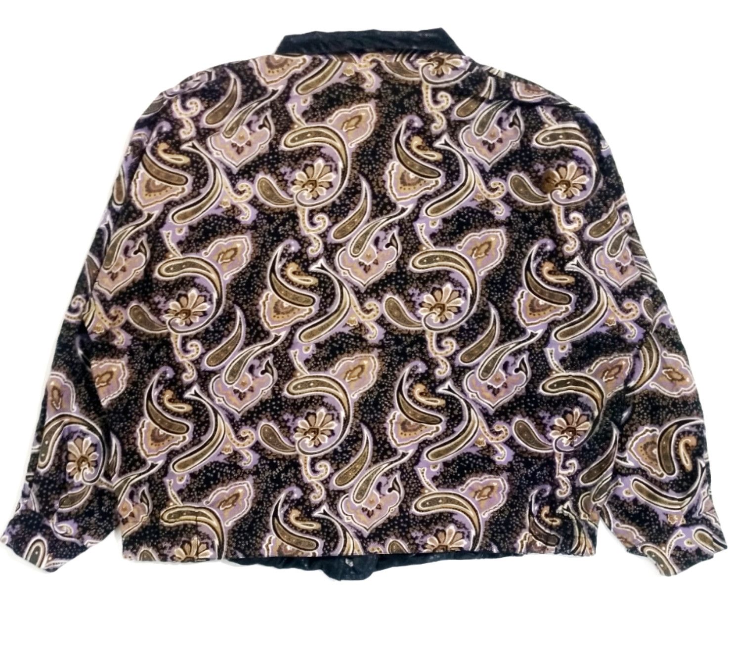 Vintage RARE! UNIQUE VTG REVERSIBLE PAISLEY ALLOVER PRINT JACKET Size US L / EU 52-54 / 3 - 4 Thumbnail