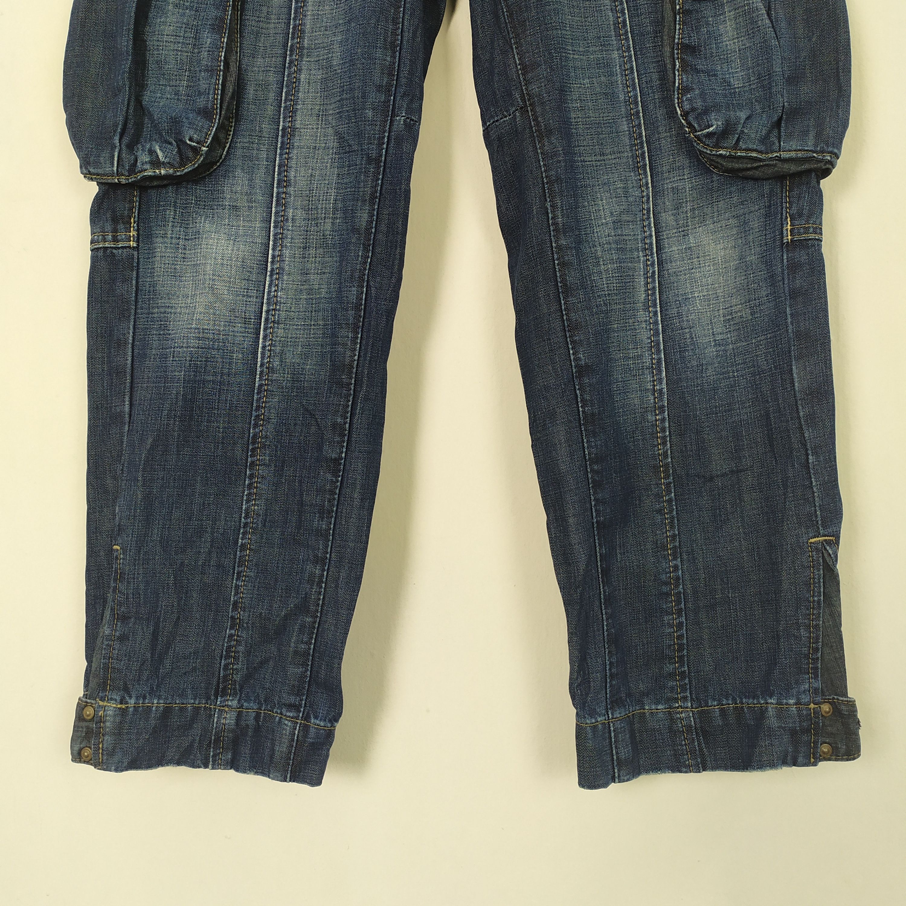 Camel × Japanese Brand Japanese Brand Jean Cargo Pants Size US 27 - 12 Thumbnail