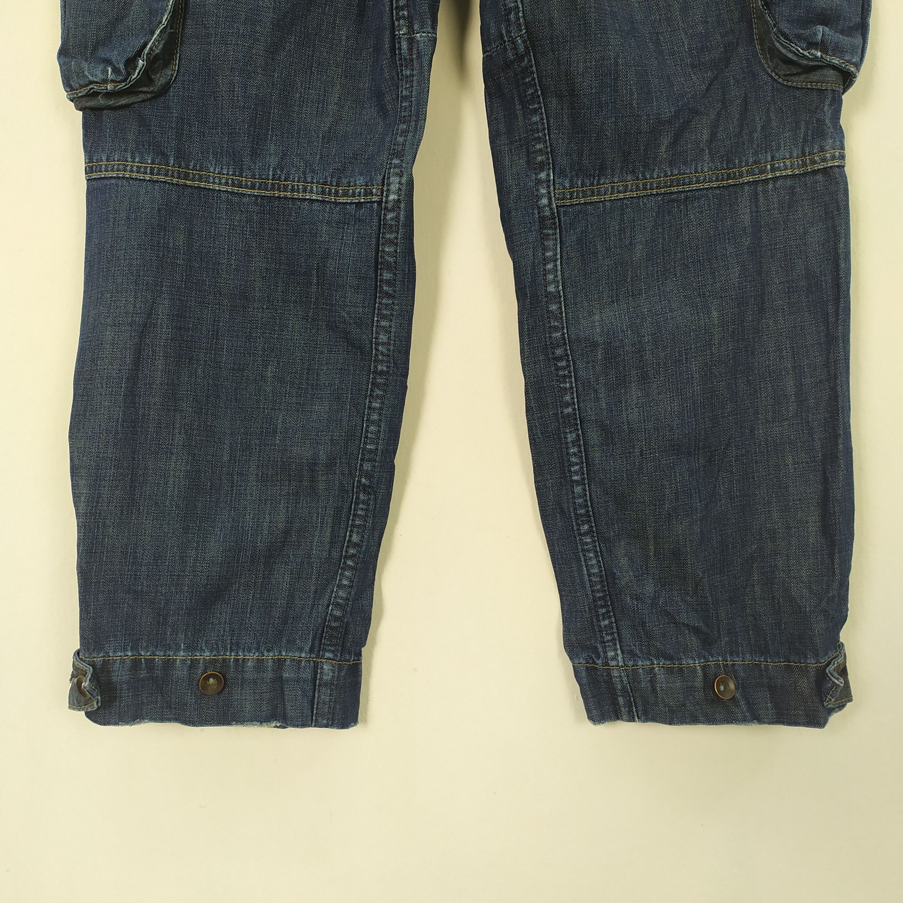 Camel × Japanese Brand Japanese Brand Jean Cargo Pants Size US 27 - 7 Thumbnail