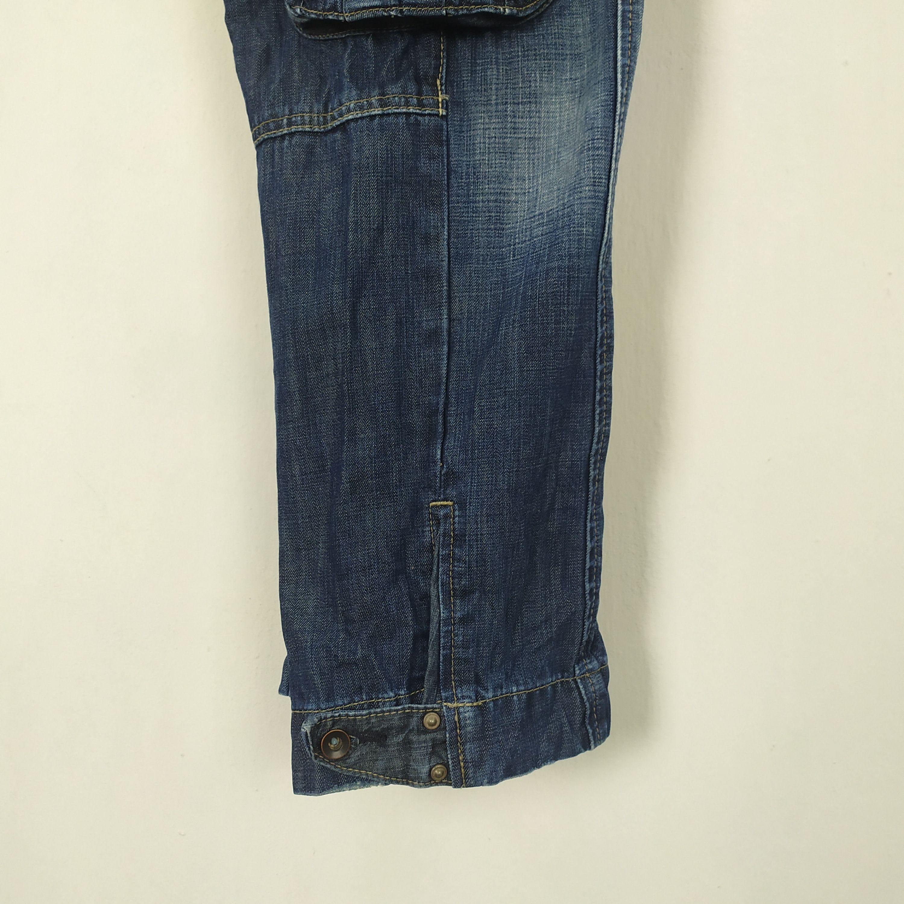 Camel × Japanese Brand Japanese Brand Jean Cargo Pants Size US 27 - 2 Thumbnail