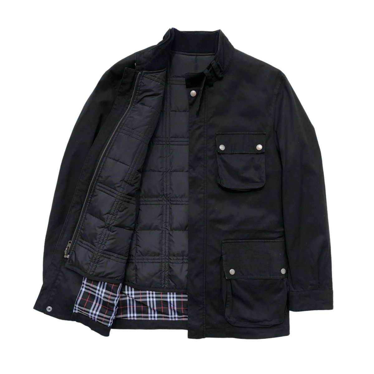 Burberry Burberry Black Label Trech Lined Vest Button Zipper Jacket Size US M / EU 48-50 / 2 - 3 Thumbnail