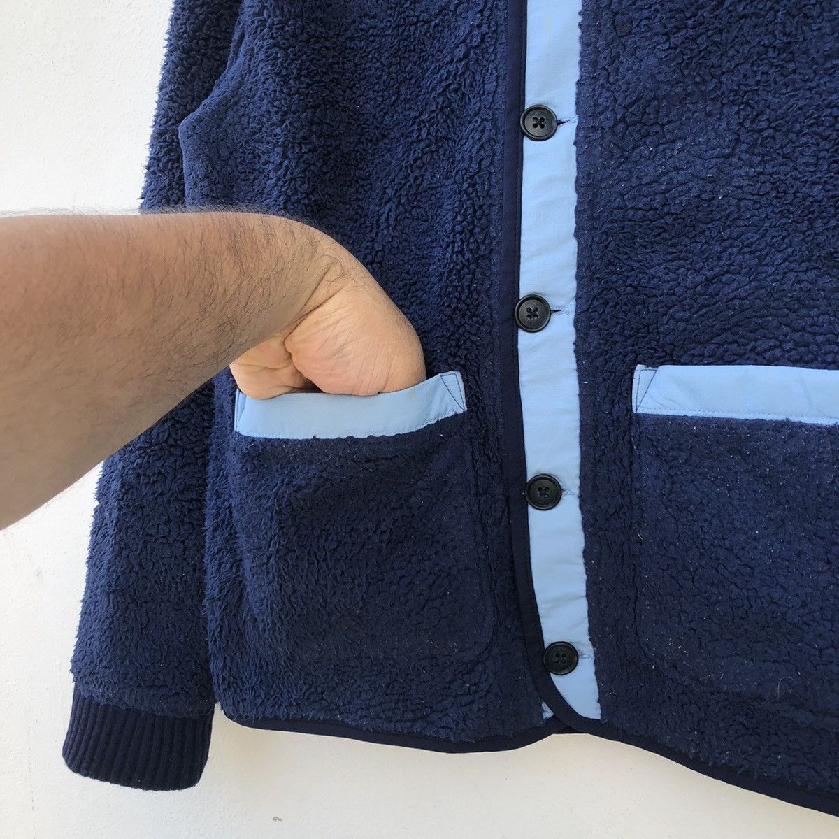 Indigo × Japanese Brand BEAMS JAPAN BUTTON JACKET INSPIRED BY KAPITAL JAPAN Size US S / EU 44-46 / 1 - 6 Thumbnail