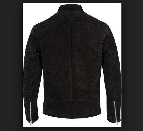 Tiger of Sweden biker suede zip gimp bomber - not parka hoodie coat shirt Size US L / EU 52-54 / 3 - 3 Thumbnail