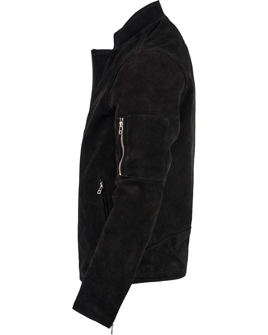 Tiger of Sweden biker suede zip gimp bomber - not parka hoodie coat shirt Size US L / EU 52-54 / 3 - 5 Thumbnail