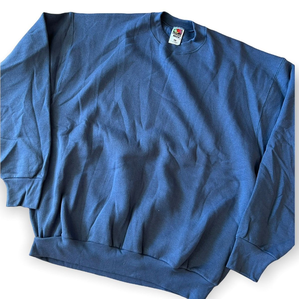 Fruit Of The Loom × Vintage Vintage 90s Fruit Of The Loom Blank Crew Sweatshirt 🇨🇦Made Size US XXL / EU 58 / 5 - 4 Thumbnail