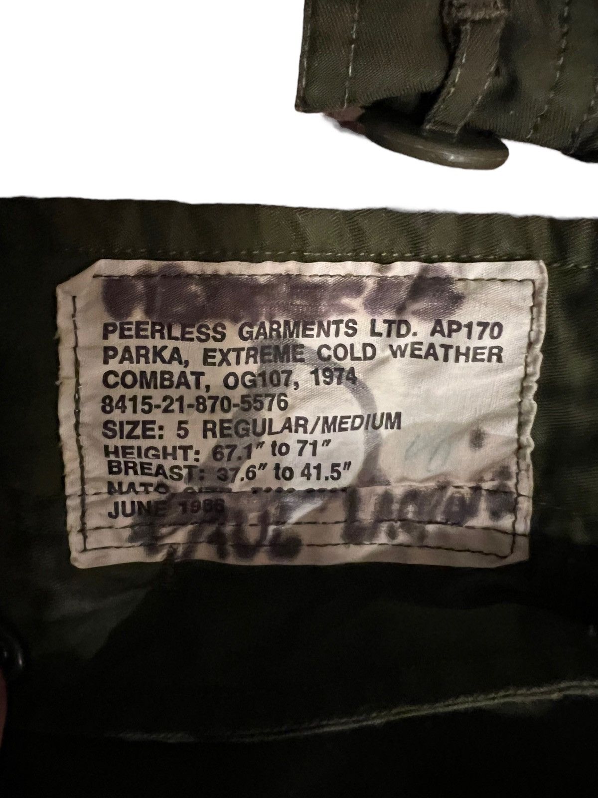 Vintage Vintage Military Parka 2 in 1 Heavy Jacket Army USA 70s 80s Size US XL / EU 56 / 4 - 7 Thumbnail