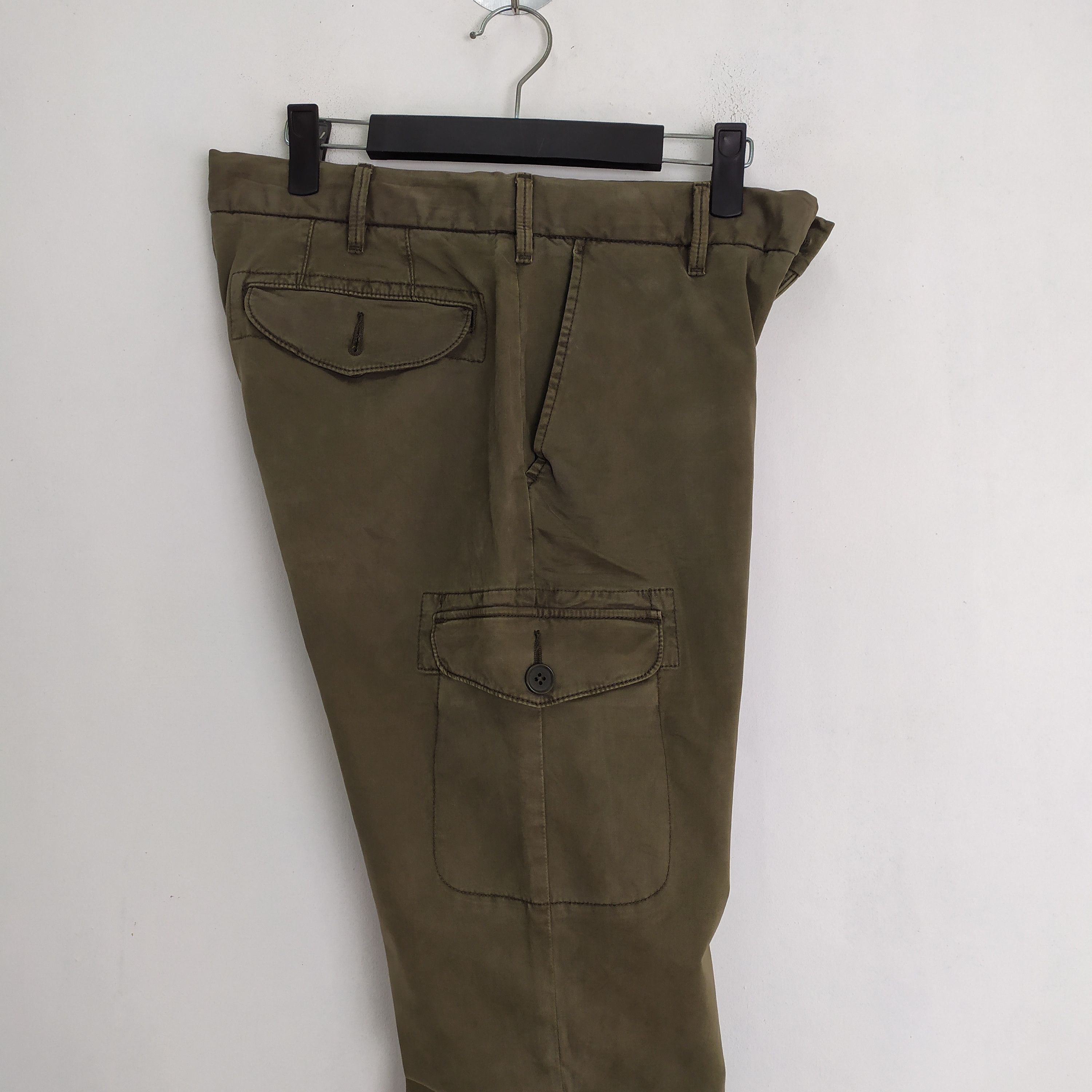 Japanese Brand JAPANESE BRAND LOW RISE GREEN SKINNY CARGO PANTS Size US 29 - 9 Thumbnail