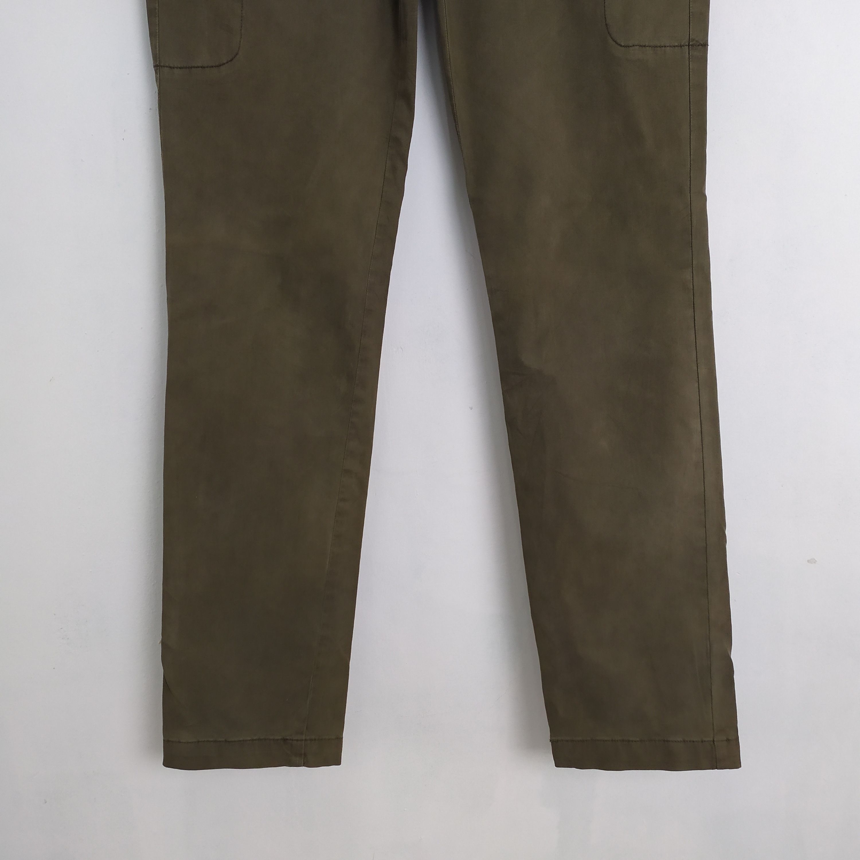 Japanese Brand JAPANESE BRAND LOW RISE GREEN SKINNY CARGO PANTS Size US 29 - 4 Thumbnail