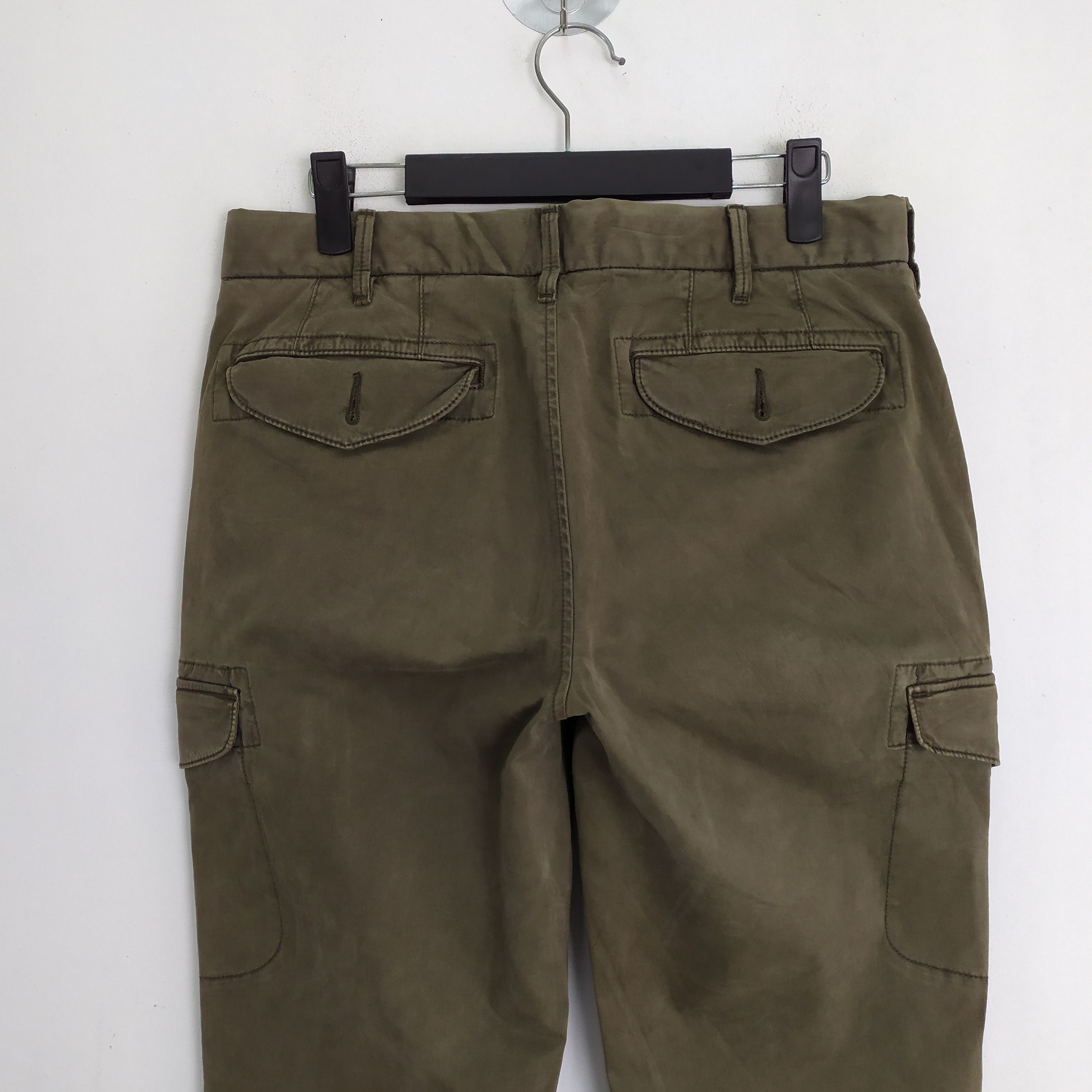 Japanese Brand JAPANESE BRAND LOW RISE GREEN SKINNY CARGO PANTS Size US 29 - 7 Thumbnail