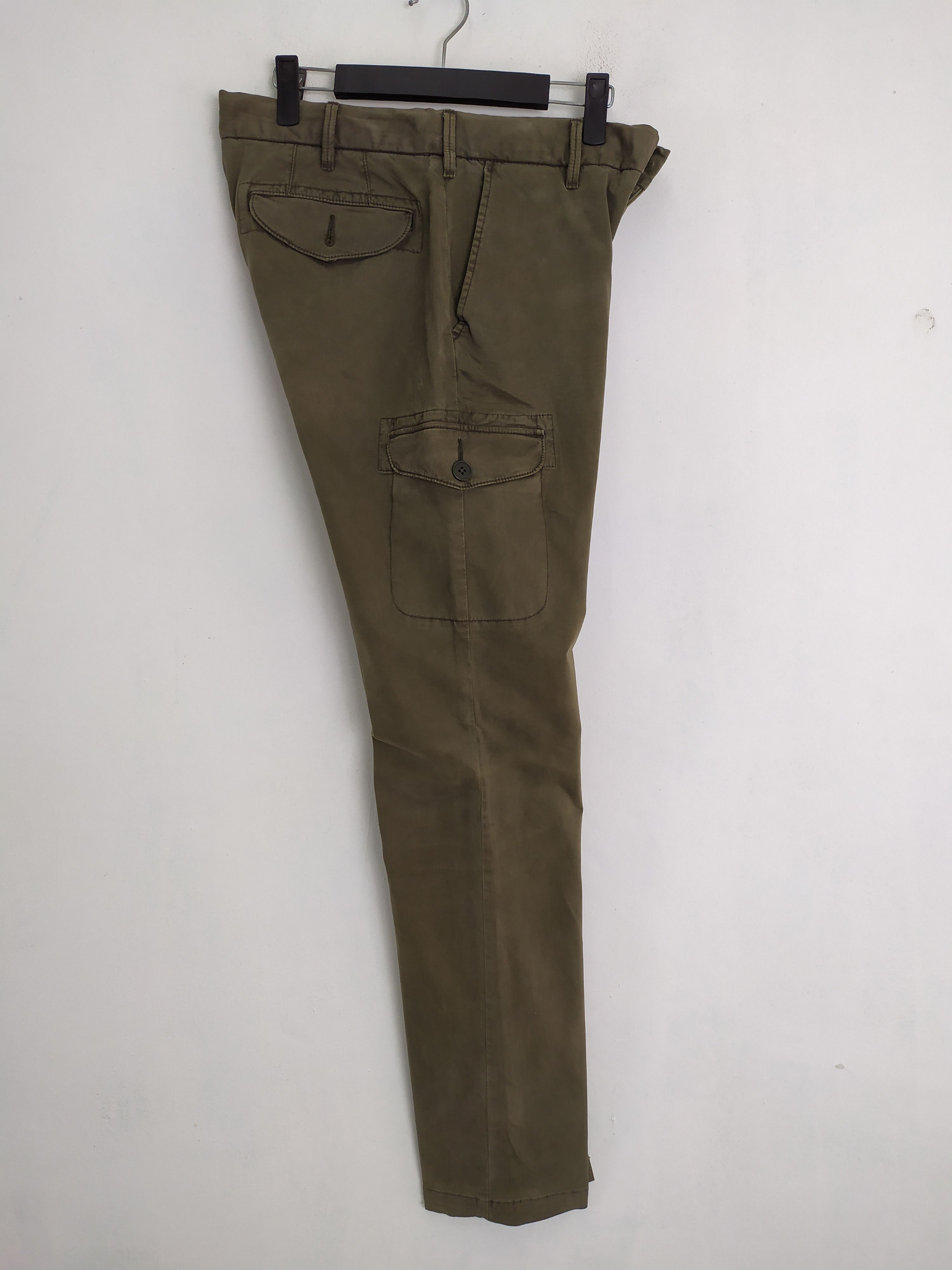 Japanese Brand JAPANESE BRAND LOW RISE GREEN SKINNY CARGO PANTS Size US 29 - 10 Thumbnail