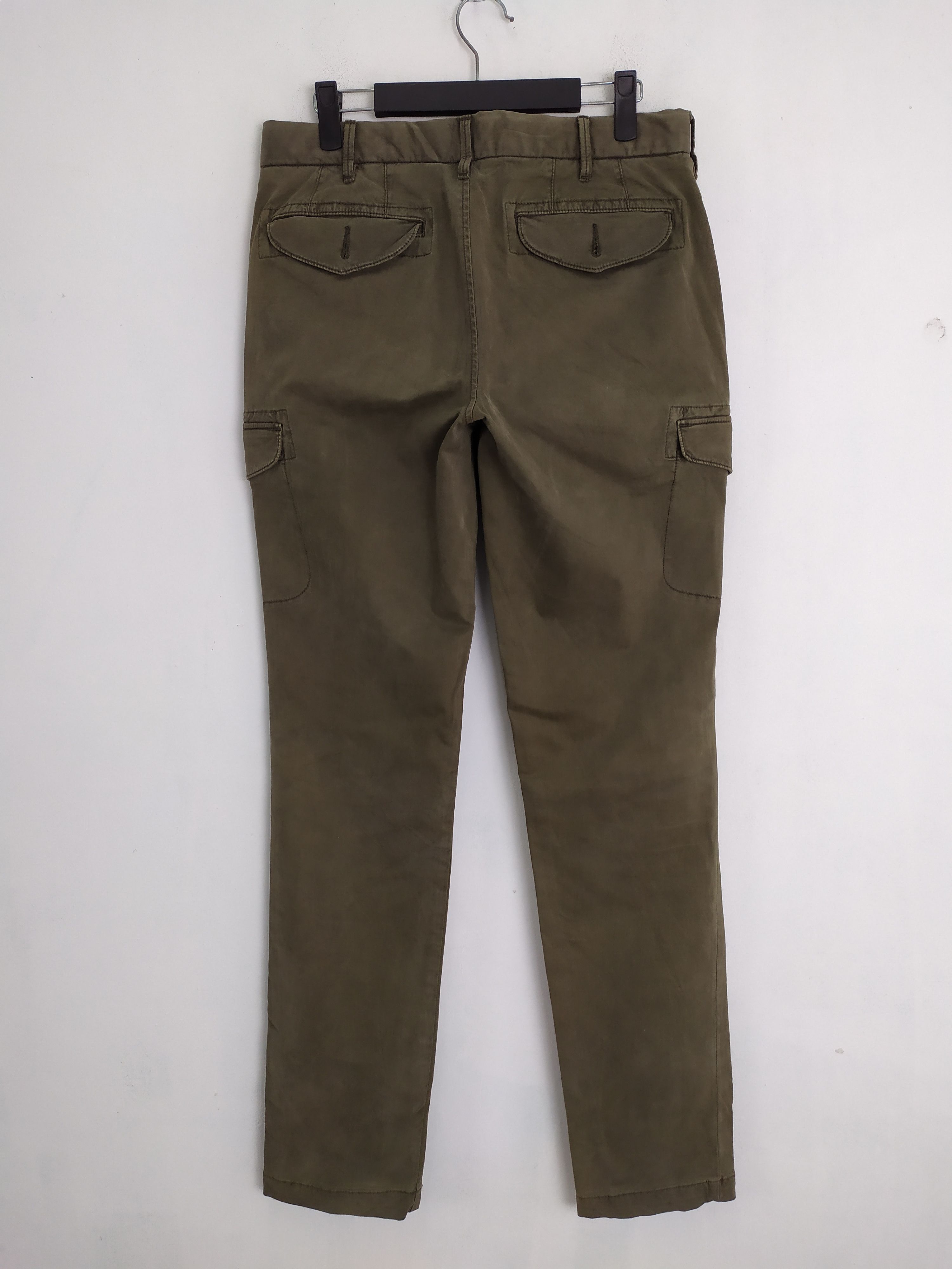 Japanese Brand JAPANESE BRAND LOW RISE GREEN SKINNY CARGO PANTS Size US 29 - 5 Thumbnail