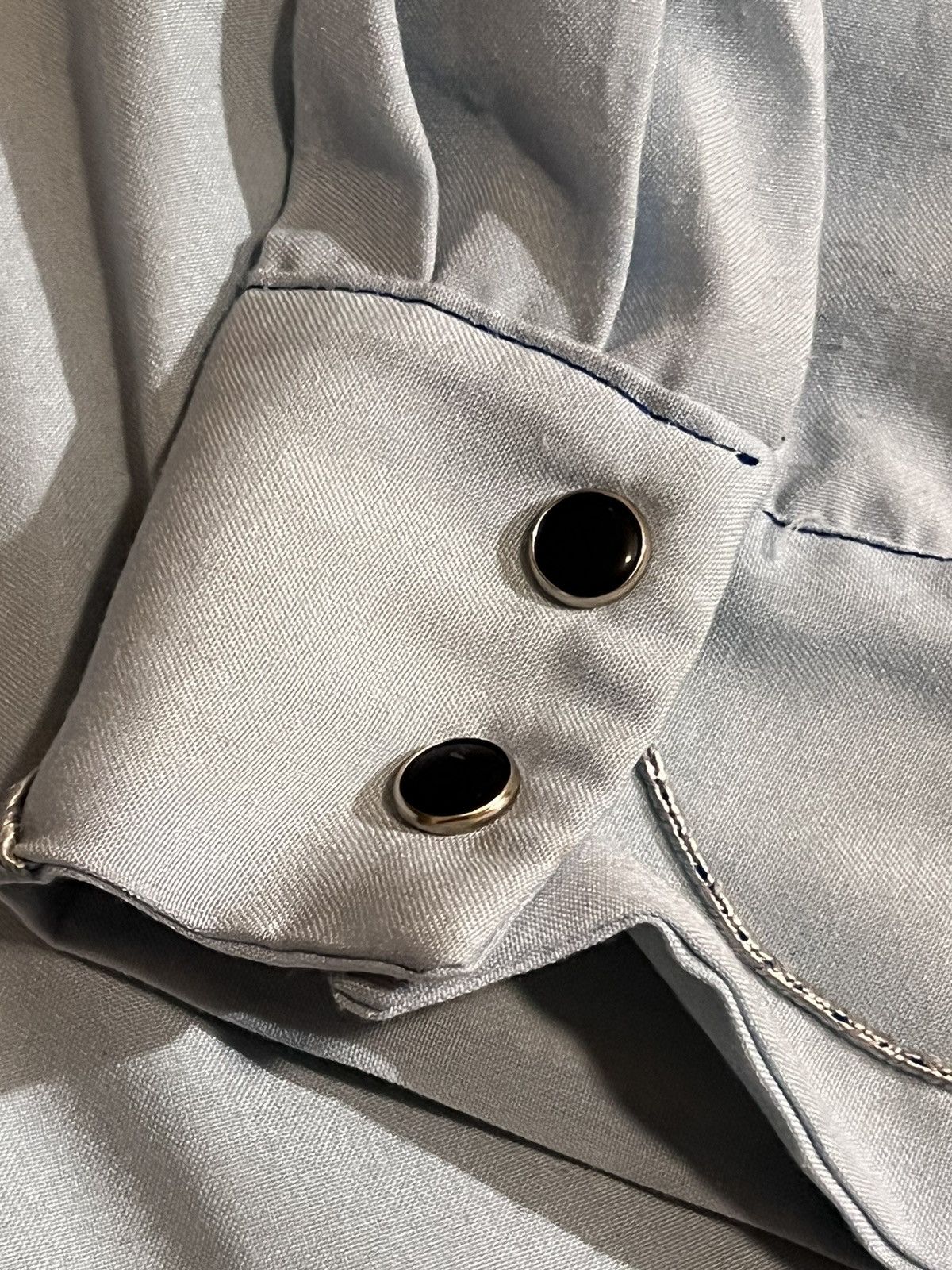 Cowboy Equipment × Japanese Brand × Vintage Vintage 60s 70s Western Button Up Collared Shirt Pearl Snap Size US L / EU 52-54 / 3 - 4 Thumbnail