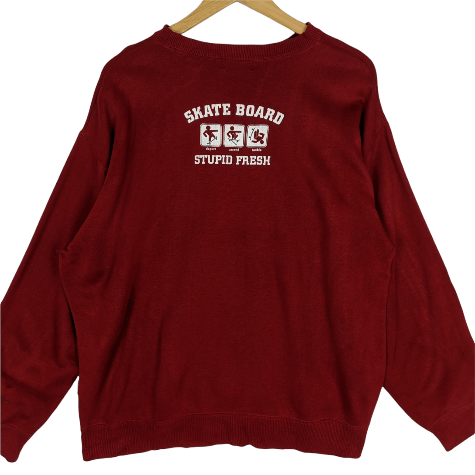 Japanese Brand × Sunny Sports × Vintage Vintage SUNNY BOON Skateboard Stupid Fresh Sweatshirt Size US L / EU 52-54 / 3 - 7 Thumbnail