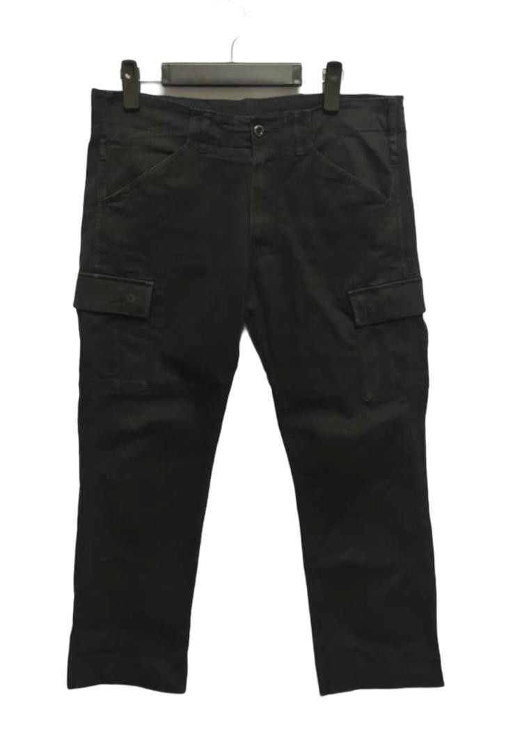 Japanese Brand × Vintage Gladiator Black Cargo Pants Size US 33 - 1 Thumbnail